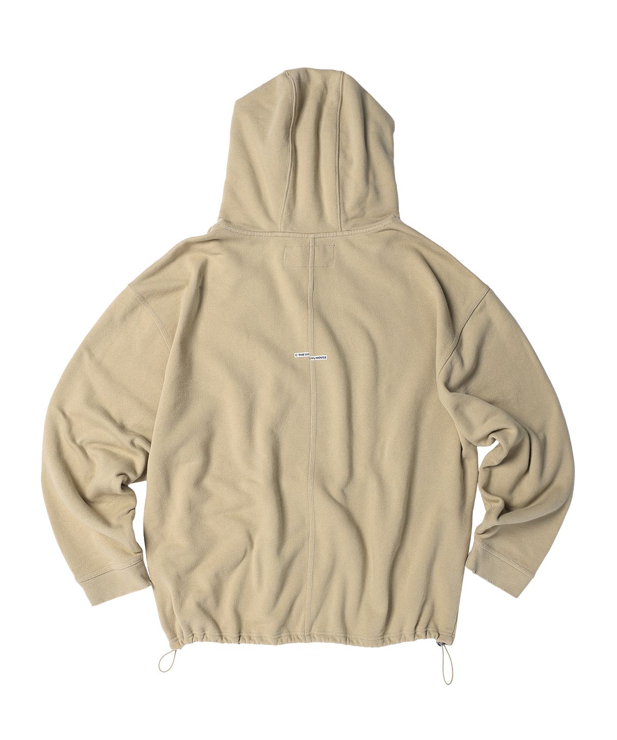 더바이닐하우스(THEVINYLHOUSE) STRING WASHED HOODIE SAND