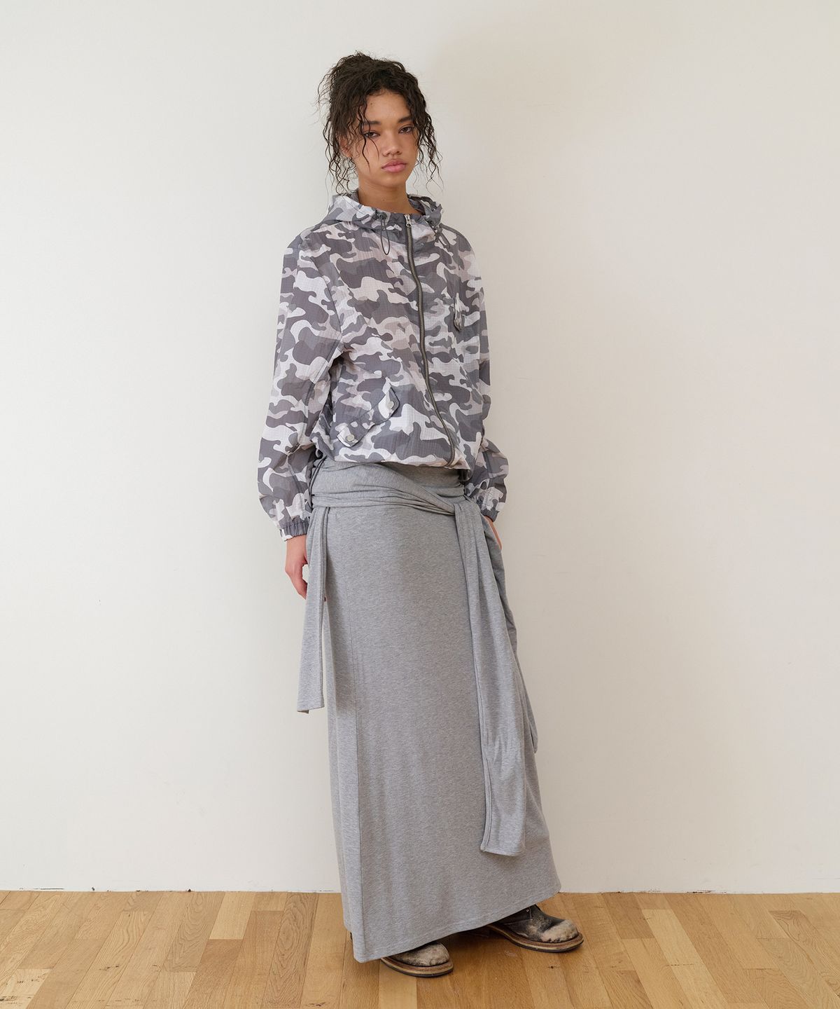 더바이닐하우스(THEVINYLHOUSE) RIBSTOP SHEER WINDBREAKER CAMO