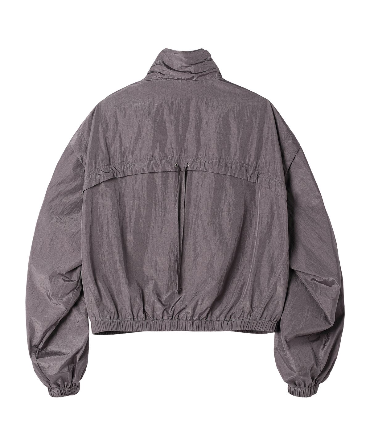 더바이닐하우스(THEVINYLHOUSE) SHIRRING OVER NYLON JACKET PURPLE