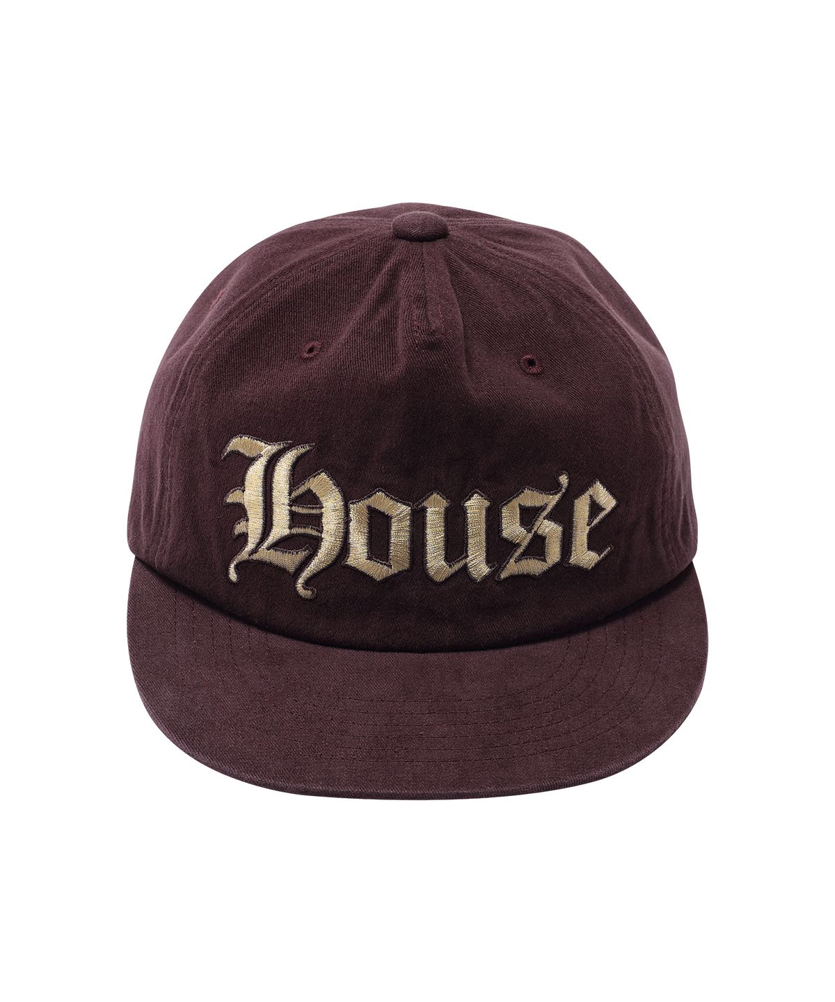 더바이닐하우스(THEVINYLHOUSE) OLD HOUSE BALL CAP BURGUNDY