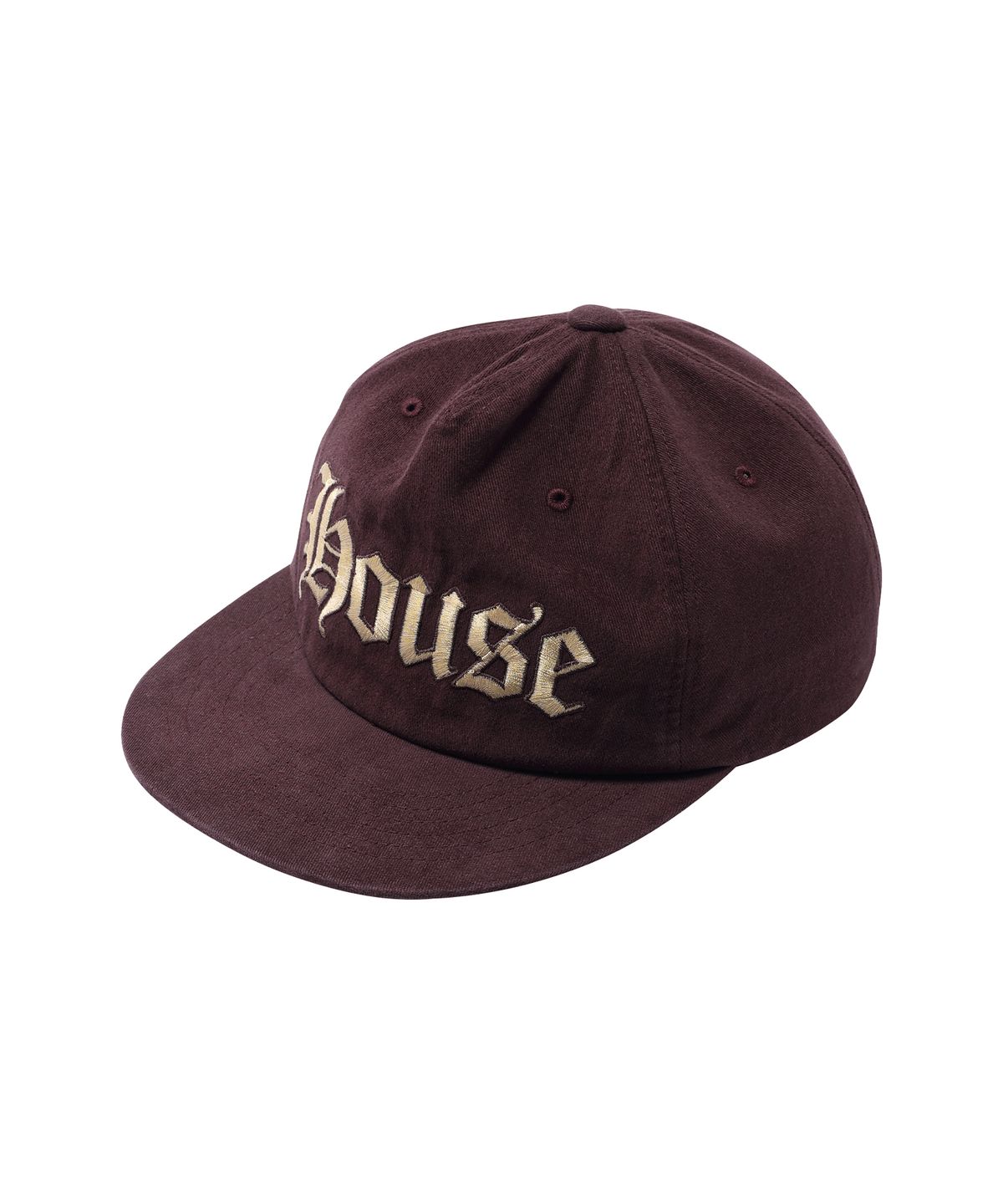 더바이닐하우스(THEVINYLHOUSE) OLD HOUSE BALL CAP BURGUNDY
