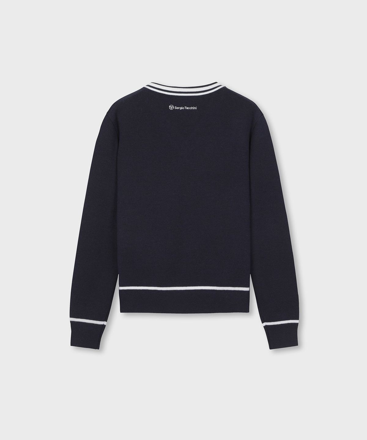 세르지오 타키니(SERGIO TACCHINI) W 브이넥 스웨터 (Navy)