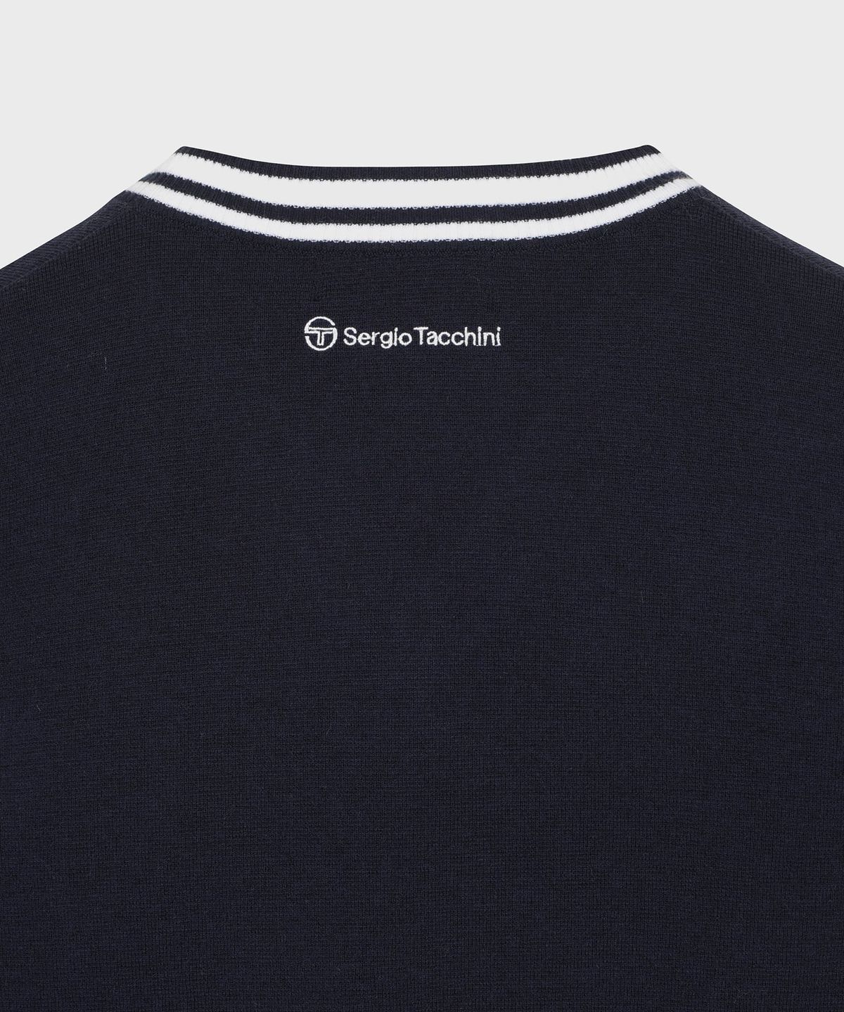 세르지오 타키니(SERGIO TACCHINI) W 브이넥 스웨터 (Navy)