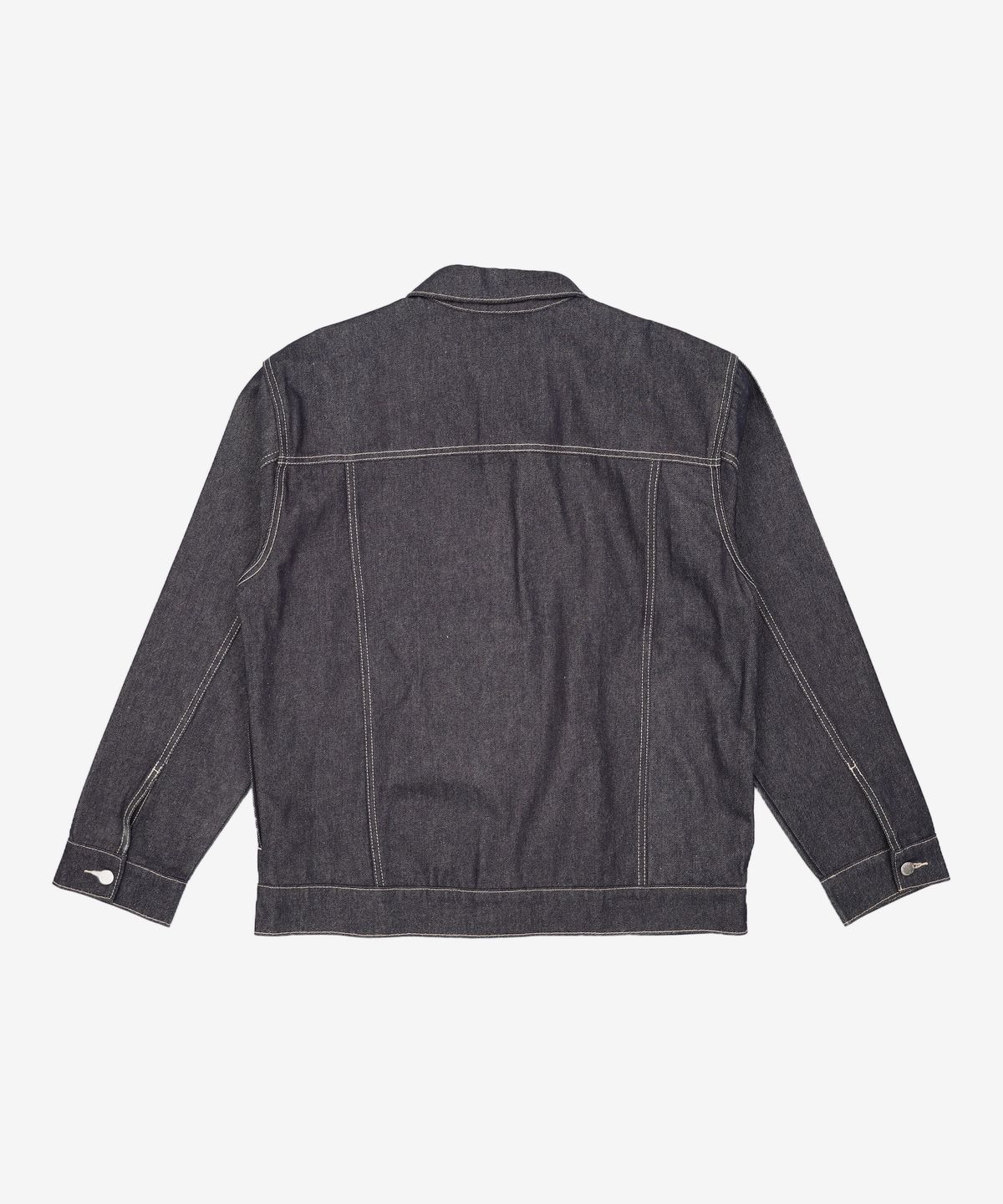 가먼트레이블(GARMENT LABLE) Minimal Trucker Jacket - Indigo / Semi Over L