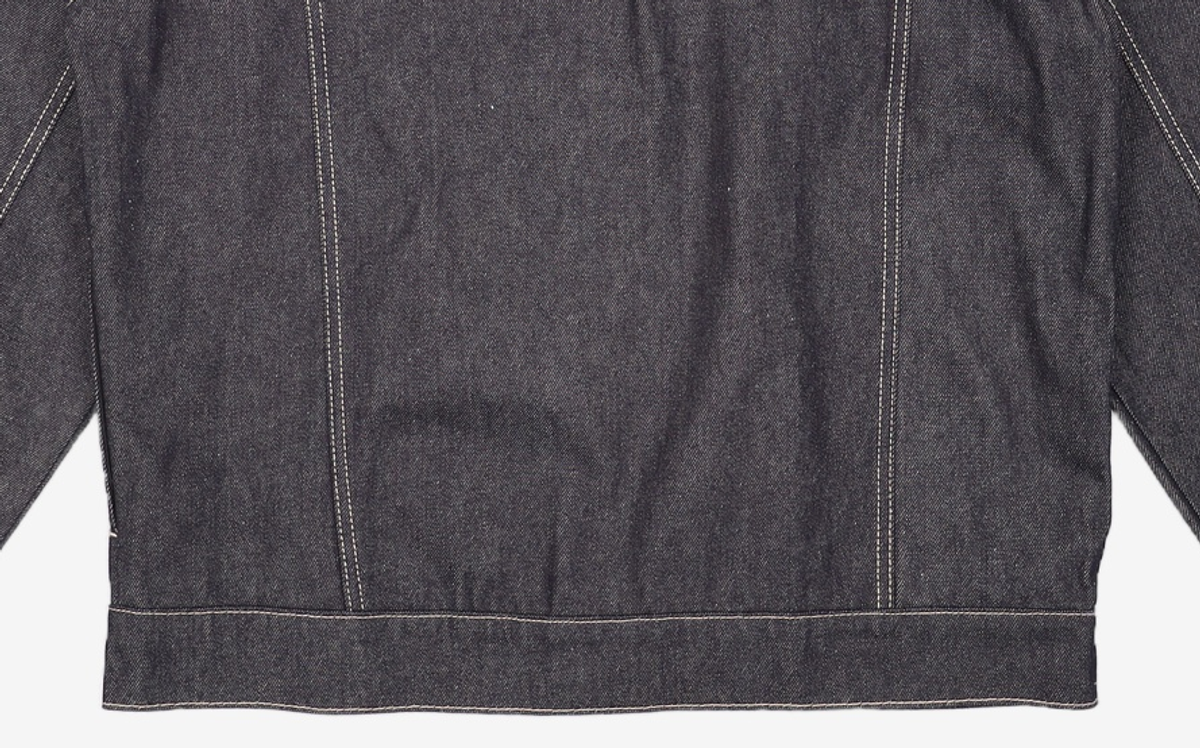 가먼트레이블(GARMENT LABLE) Minimal Trucker Jacket - Indigo / Semi Over L