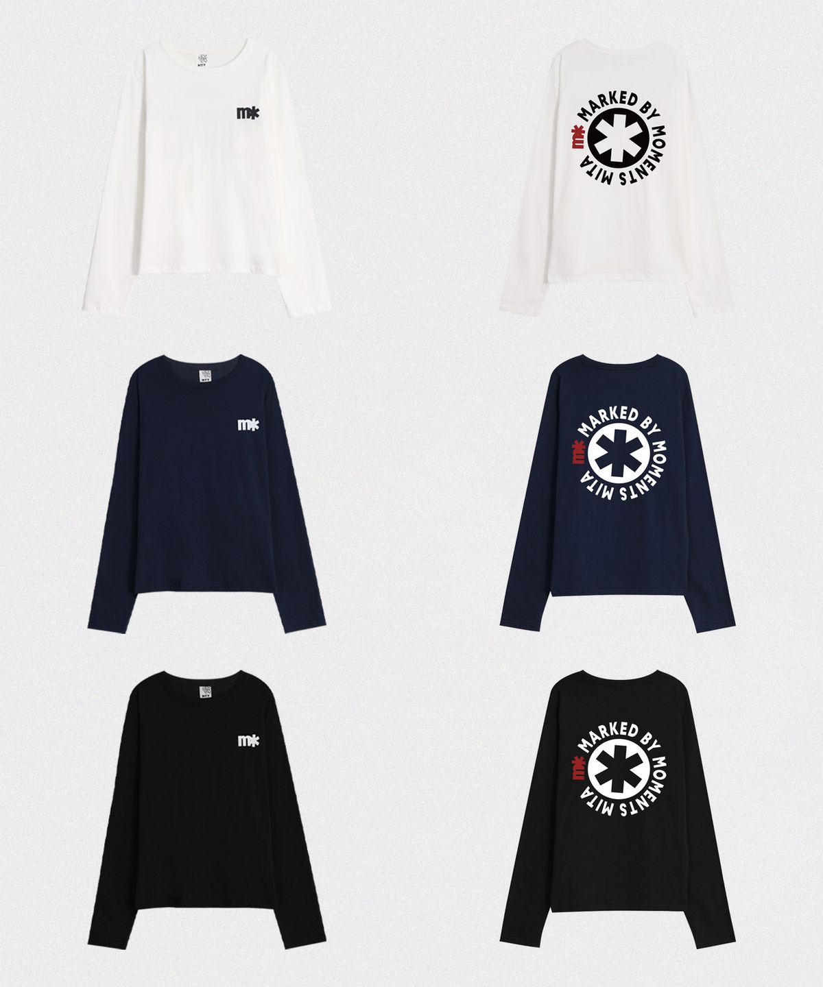 미타유스(MITA YOUTH) 마크드 심볼 스탠다드 롱슬리브 [WHITE]