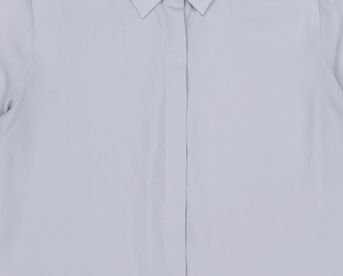 미쏘(MIXXO) 셔츠카라 블라우스 MIWBLB310B L