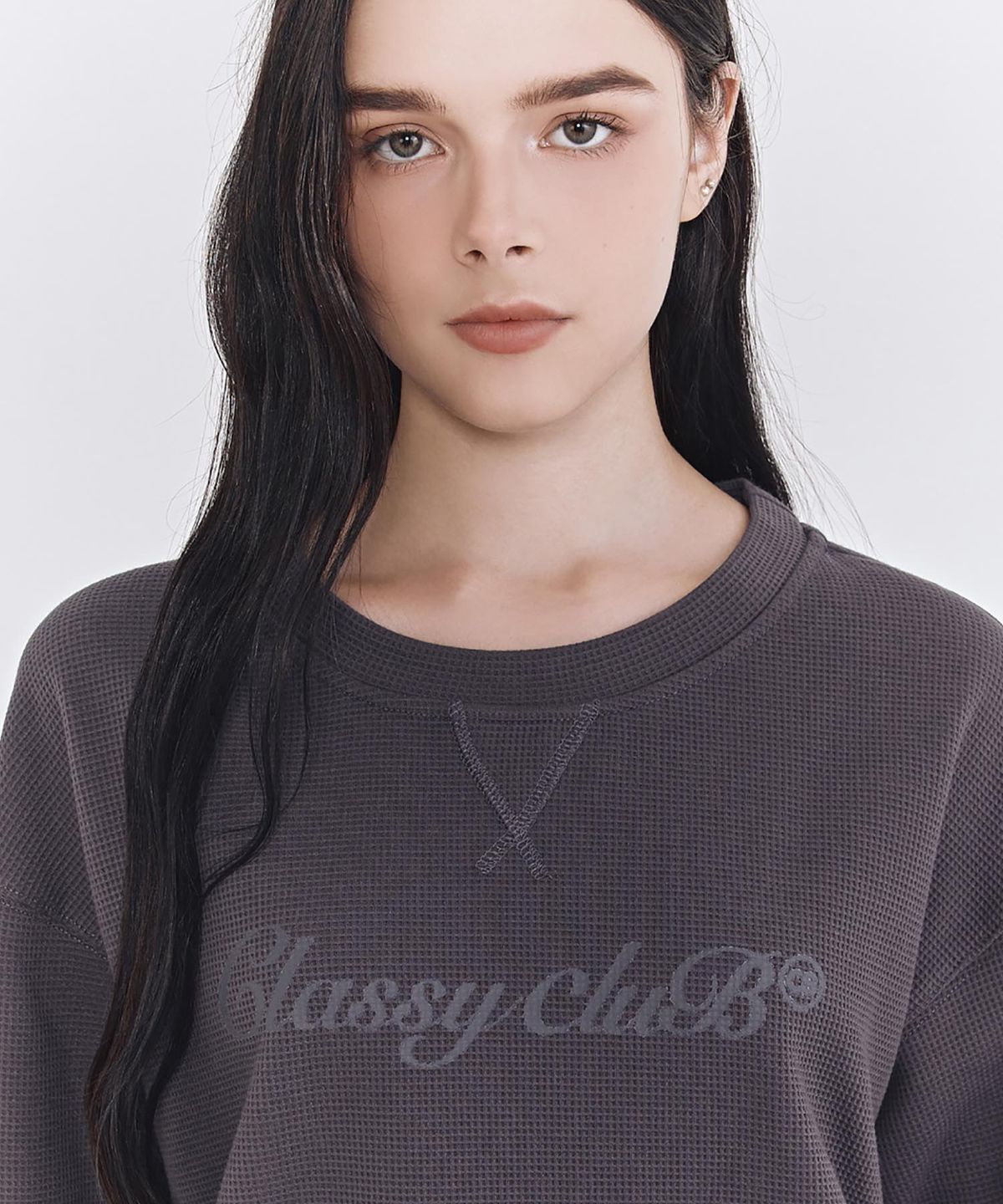 클래씨클럽(CLASSY CLUB) 베이스 롱슬리브 티