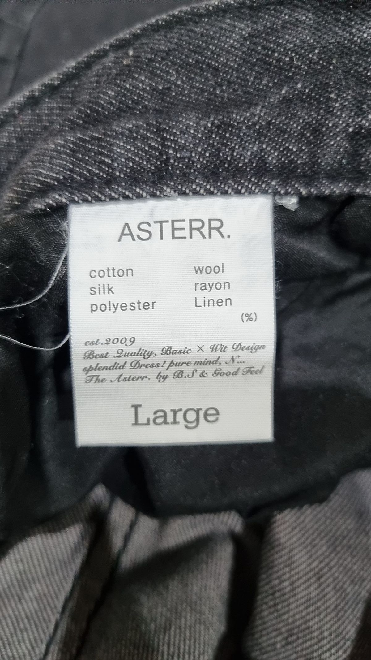 아스터(ASTERR.) 청/데님 팬츠 L