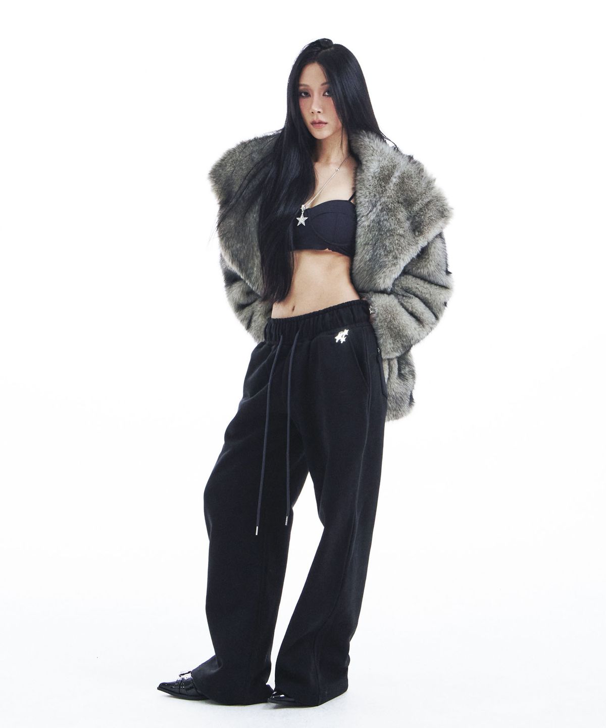 시데라(SIDERA) SMOKE FUR JACKET [short]