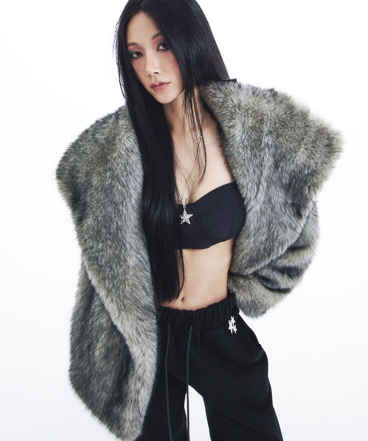 시데라(SIDERA) SMOKE FUR JACKET [short]