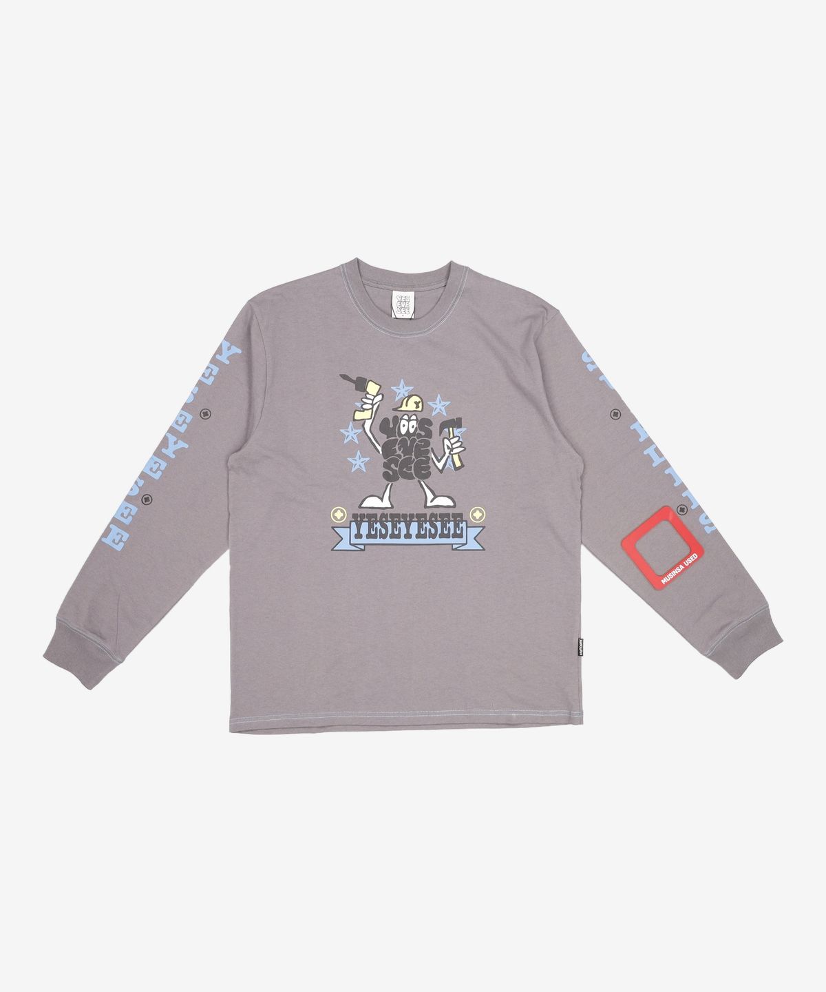 예스아이씨(YESEYESEE) Y.E.S Supplies L/S Dark Grey M
