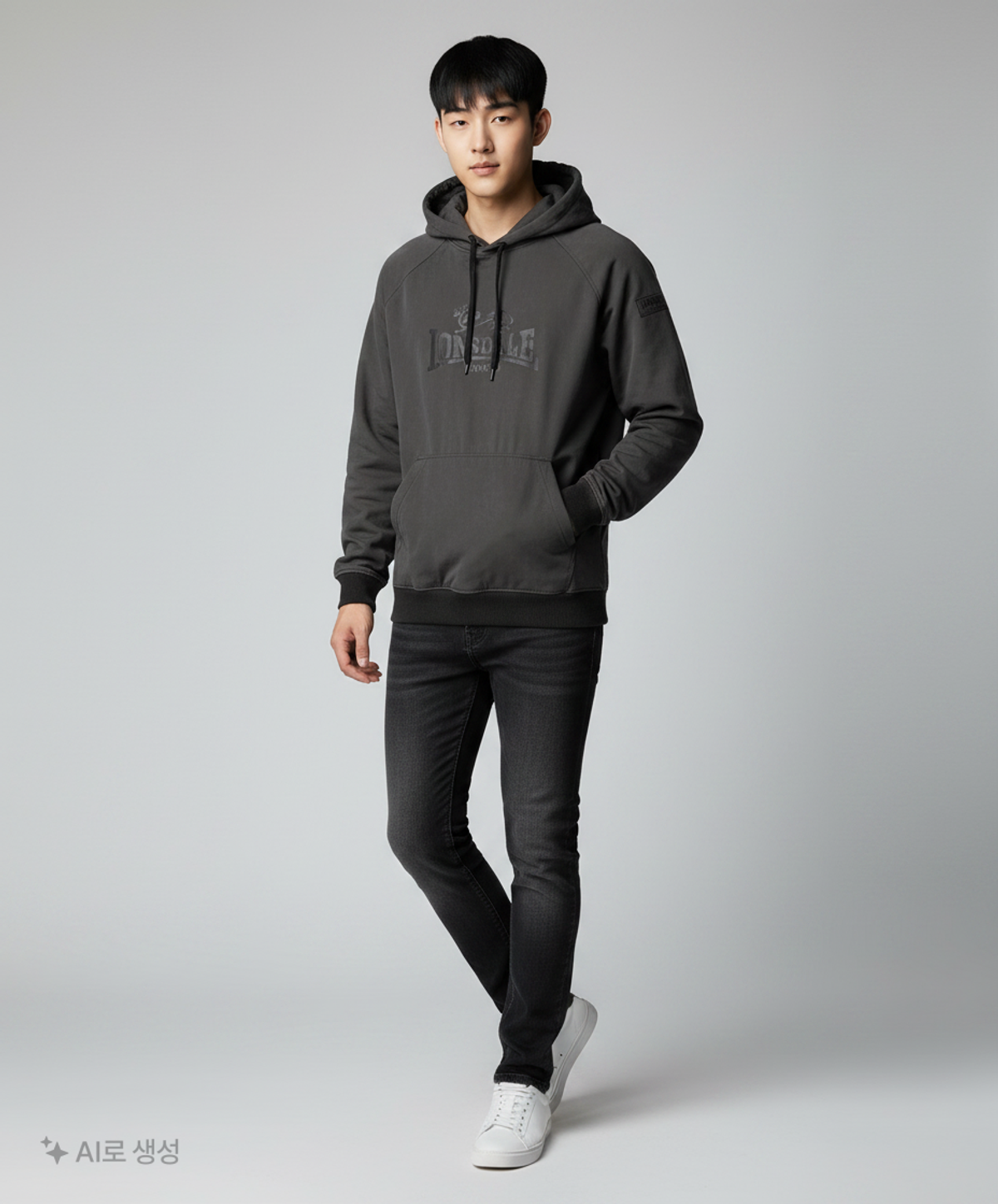 론즈데일(LONSDALE) 후드 티셔츠 L