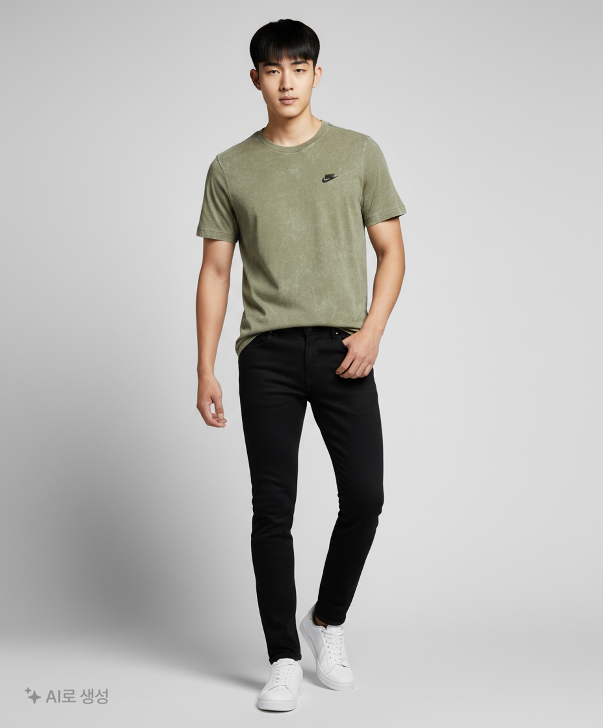 나이키(NIKE) 스포츠웨어 티셔츠 M - 미디엄 올리브 / HJ0733-222 100