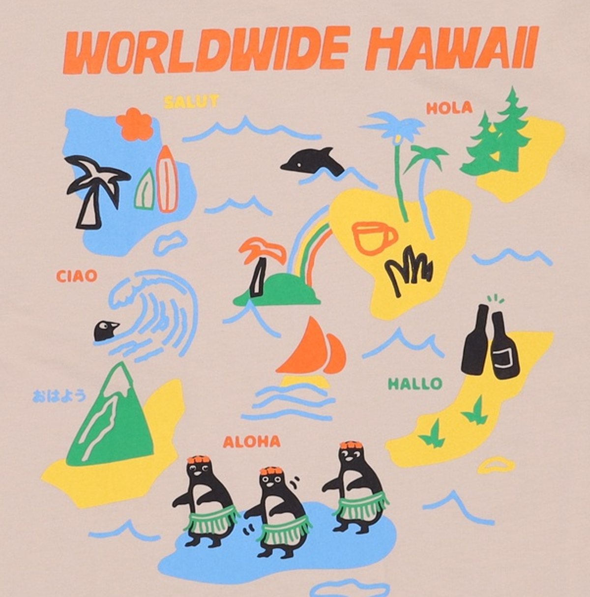 빅웨이브 컬렉티브(BIGWAVE COLLECTIVE) 반소매 티셔츠 L