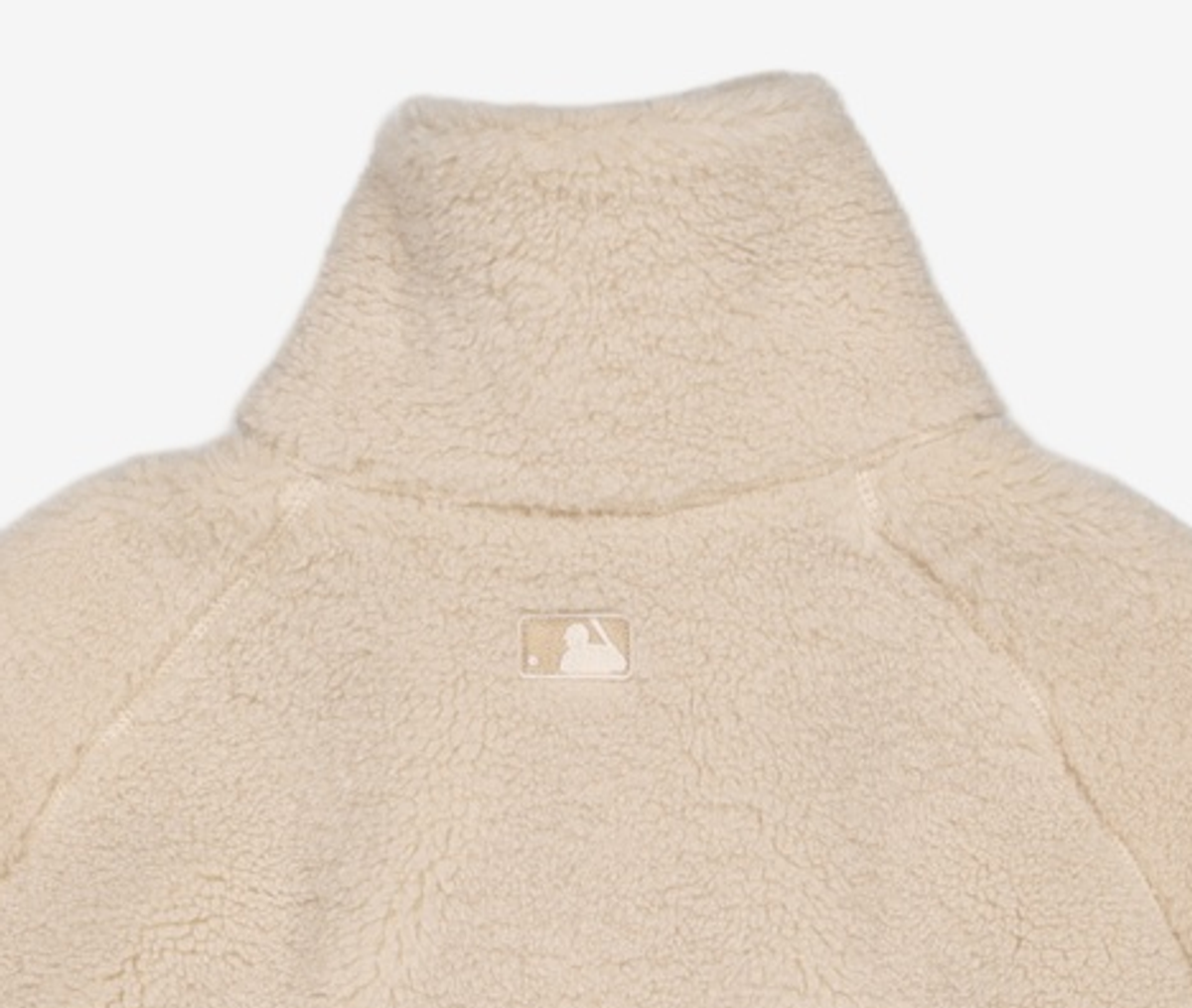 엠엘비(MLB) 베이직 미디움로고 메가오버핏 후리스 점퍼 B (L.Beige) M