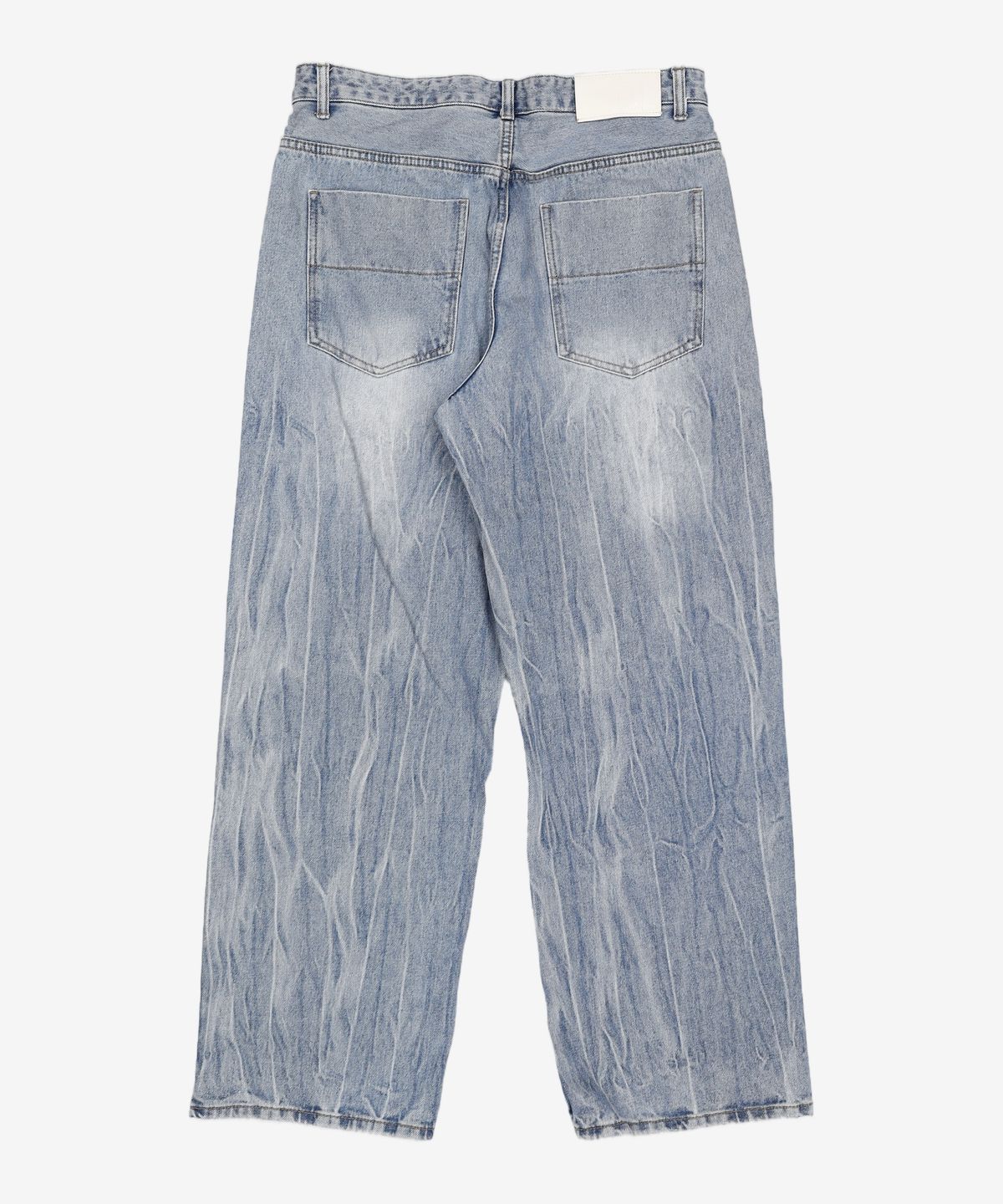 데케트(DECET) Mid Rise Wide Jeans DCPT027BlueCenter 34