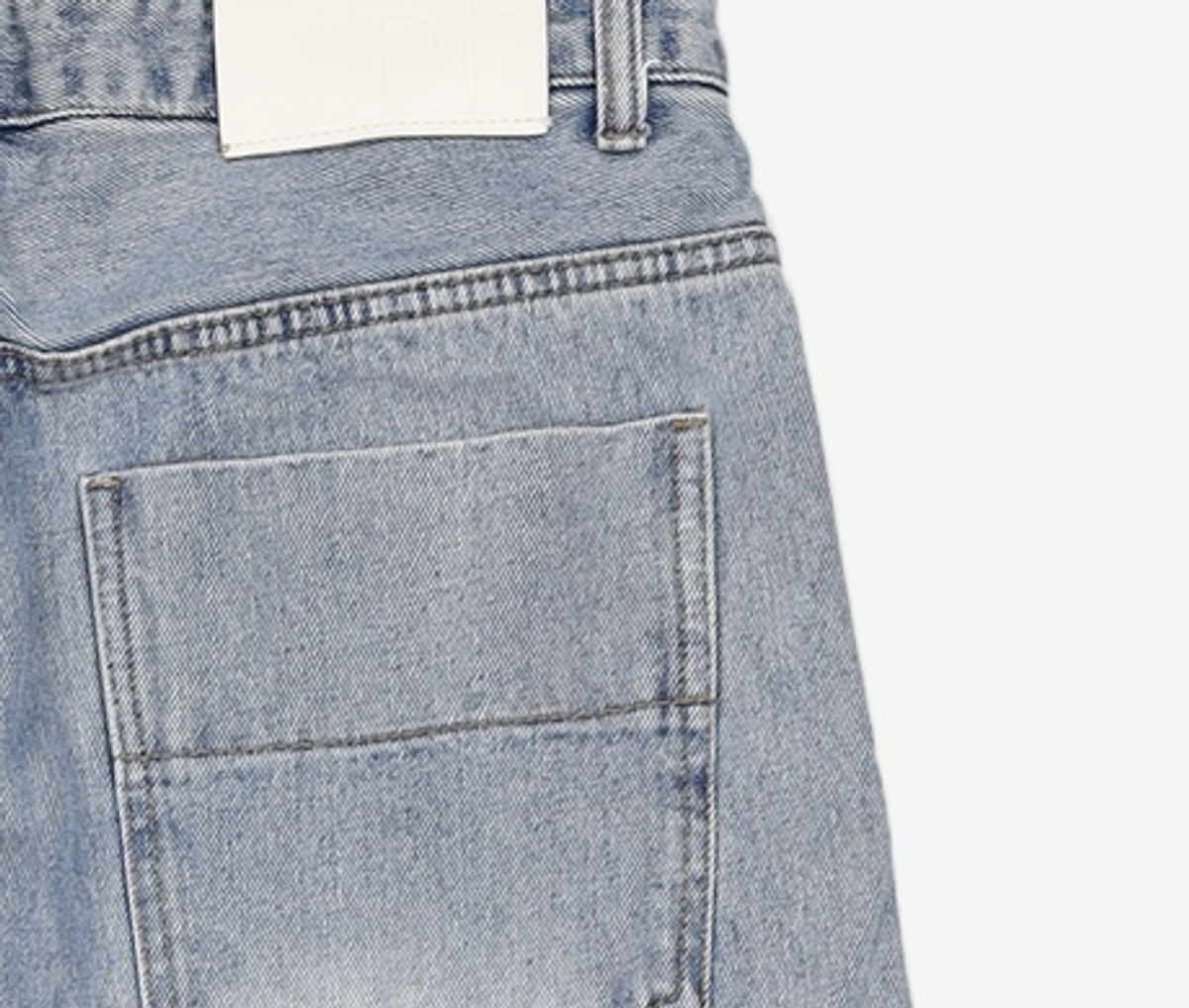 데케트(DECET) Mid Rise Wide Jeans DCPT027BlueCenter 34