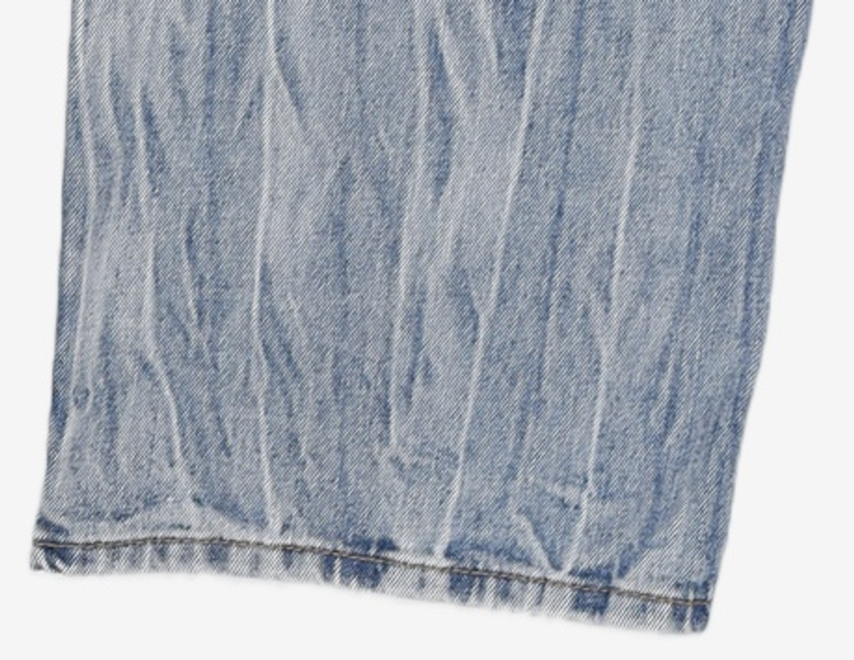 데케트(DECET) Mid Rise Wide Jeans DCPT027BlueCenter 34