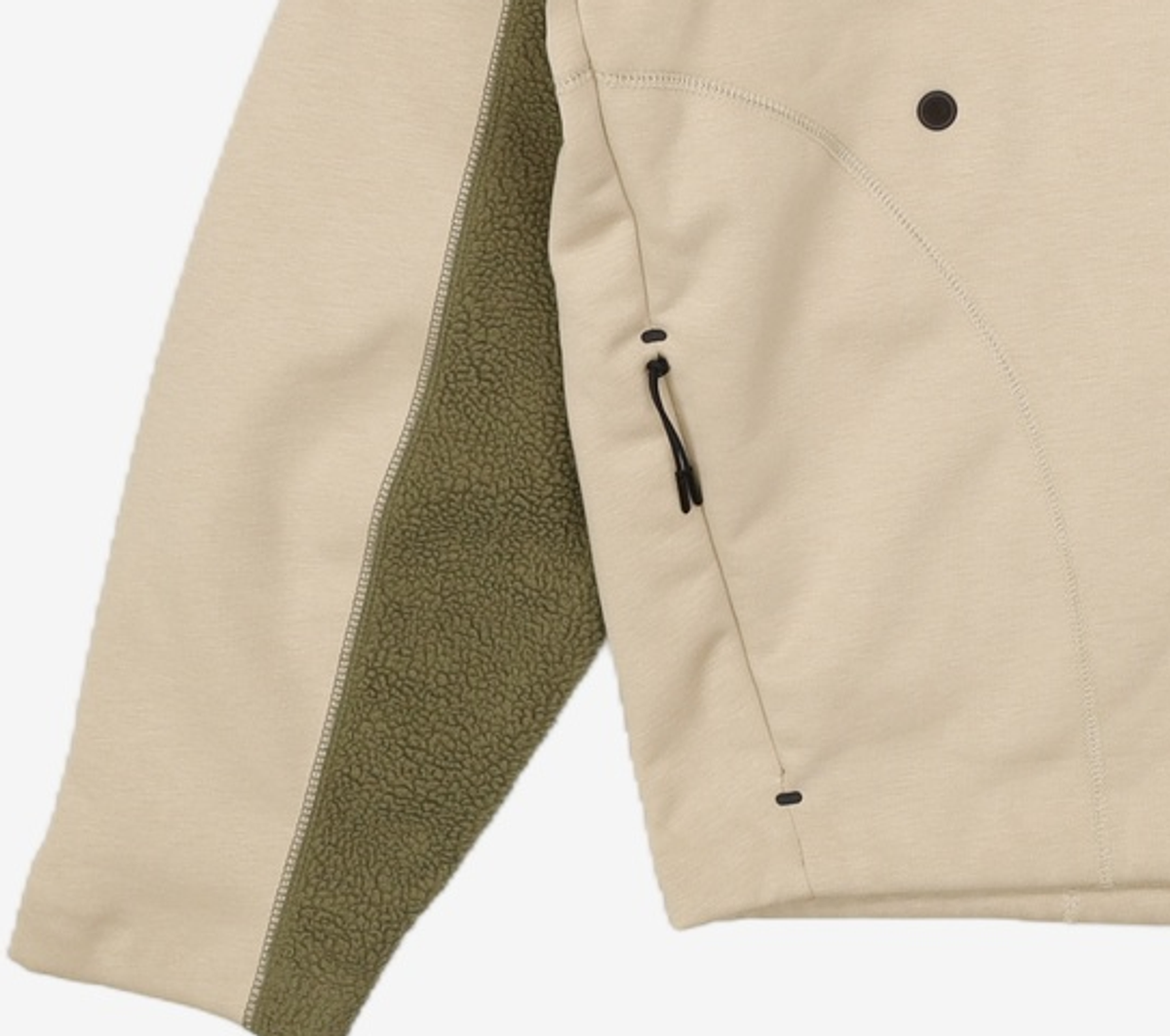 나이키(NIKE) 테크 보레아스 오버사이즈 후디 M - 데저트 카키:미디엄 올리브:블랙 / IB3364-229 M