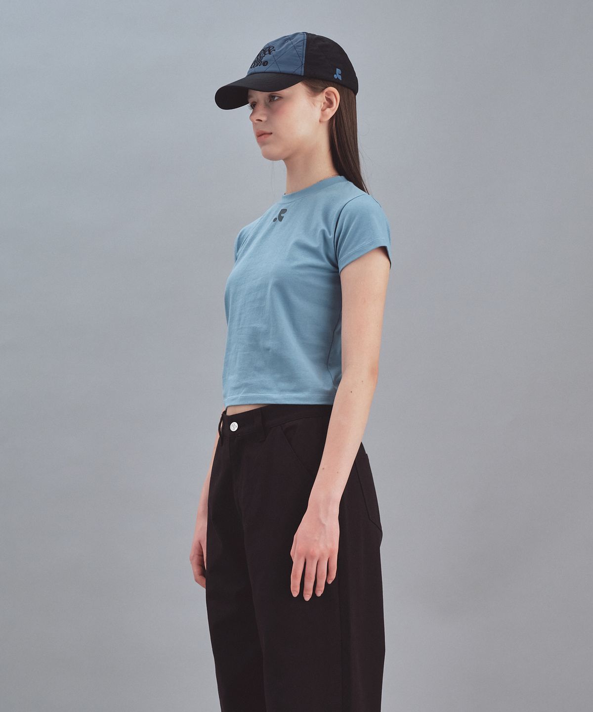 레스트앤레크레이션(REST&RECREATION) RR LOGO T-SHIRT - BLUE