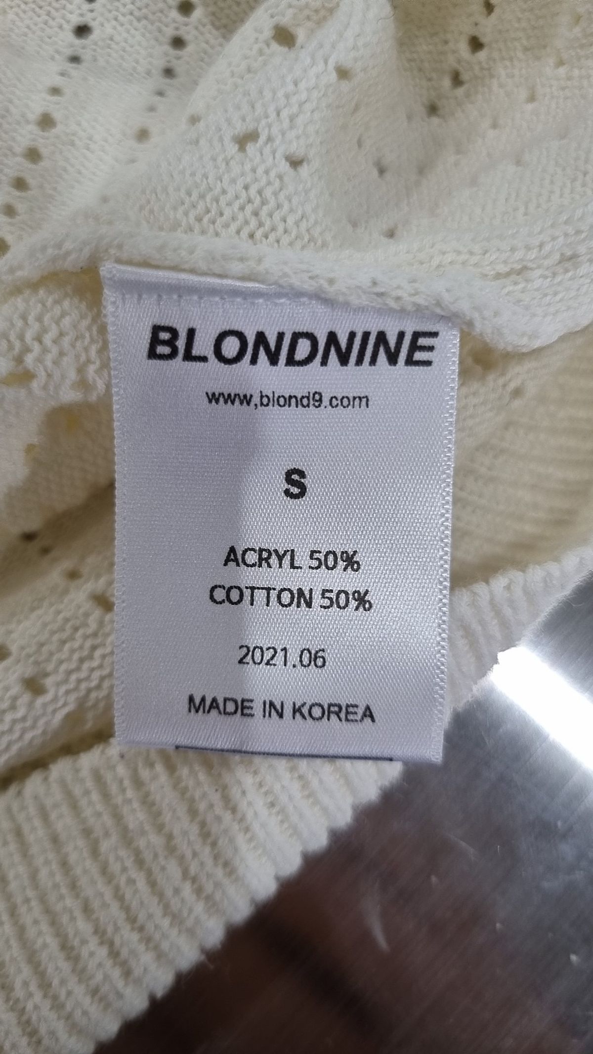 블론드나인(BLOND9) 피케/카라 티셔츠 S