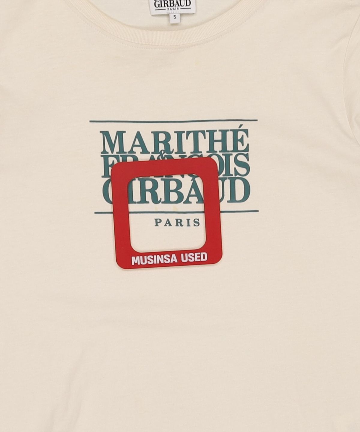 마리떼 프랑소와 저버(MARITHÉ + FRANҪOIS GIRBAUD) 반소매 티셔츠 S