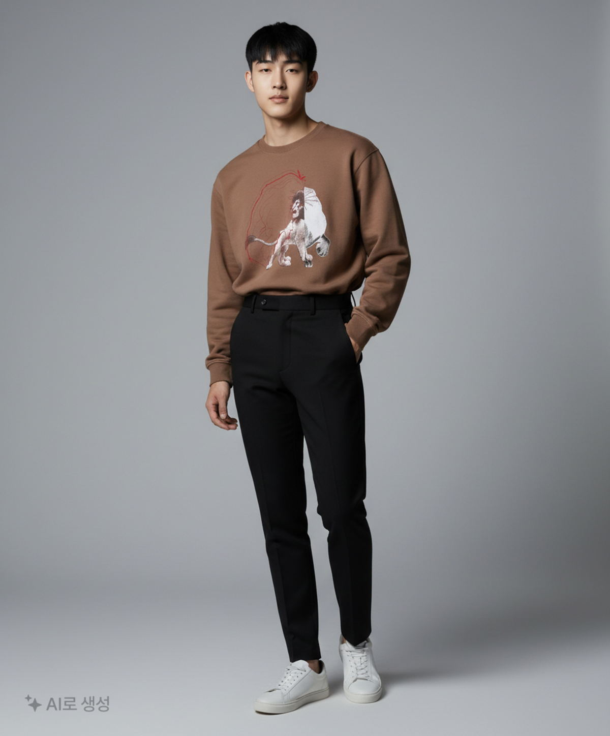 메종미네드(MAISON MINED) (THE LION KING)GRANDEUR MTM DUSTY BEIGE L
