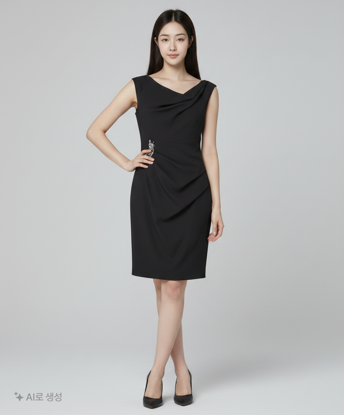 지고트(JIGOTT) 미디 원피스 85-88-155