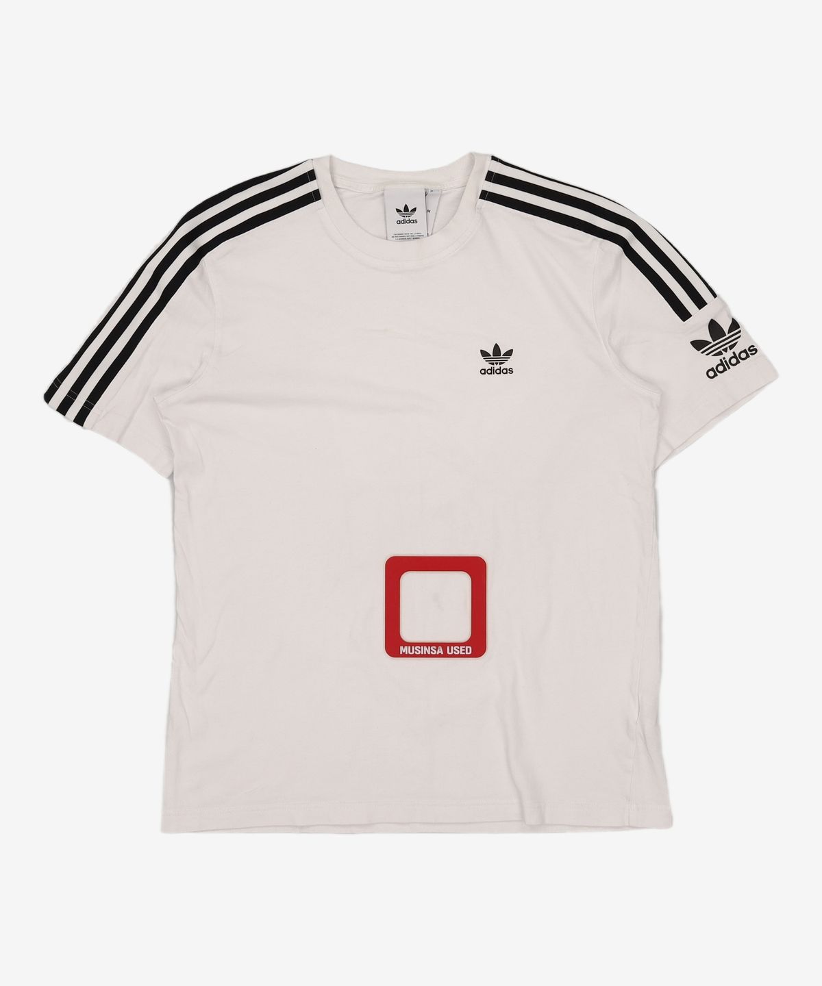 아디다스(ADIDAS) 락업 티 - 화이트 / FT8752 M