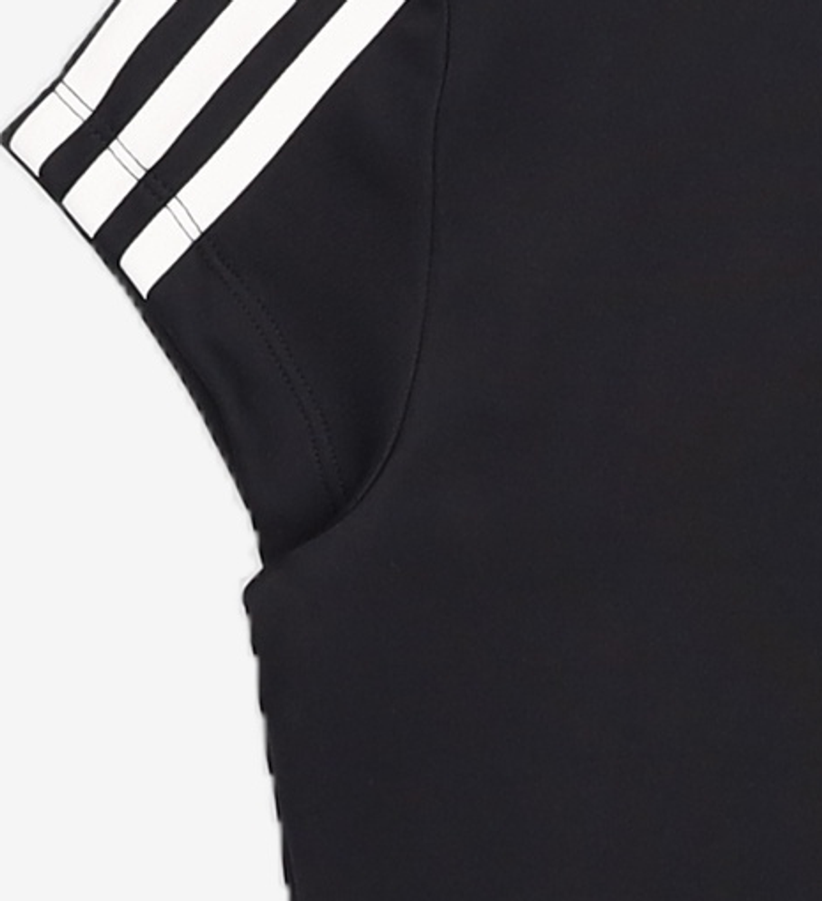 아디다스(ADIDAS) 클래식 크롭 3S 티 - 블랙 / HM4710 L