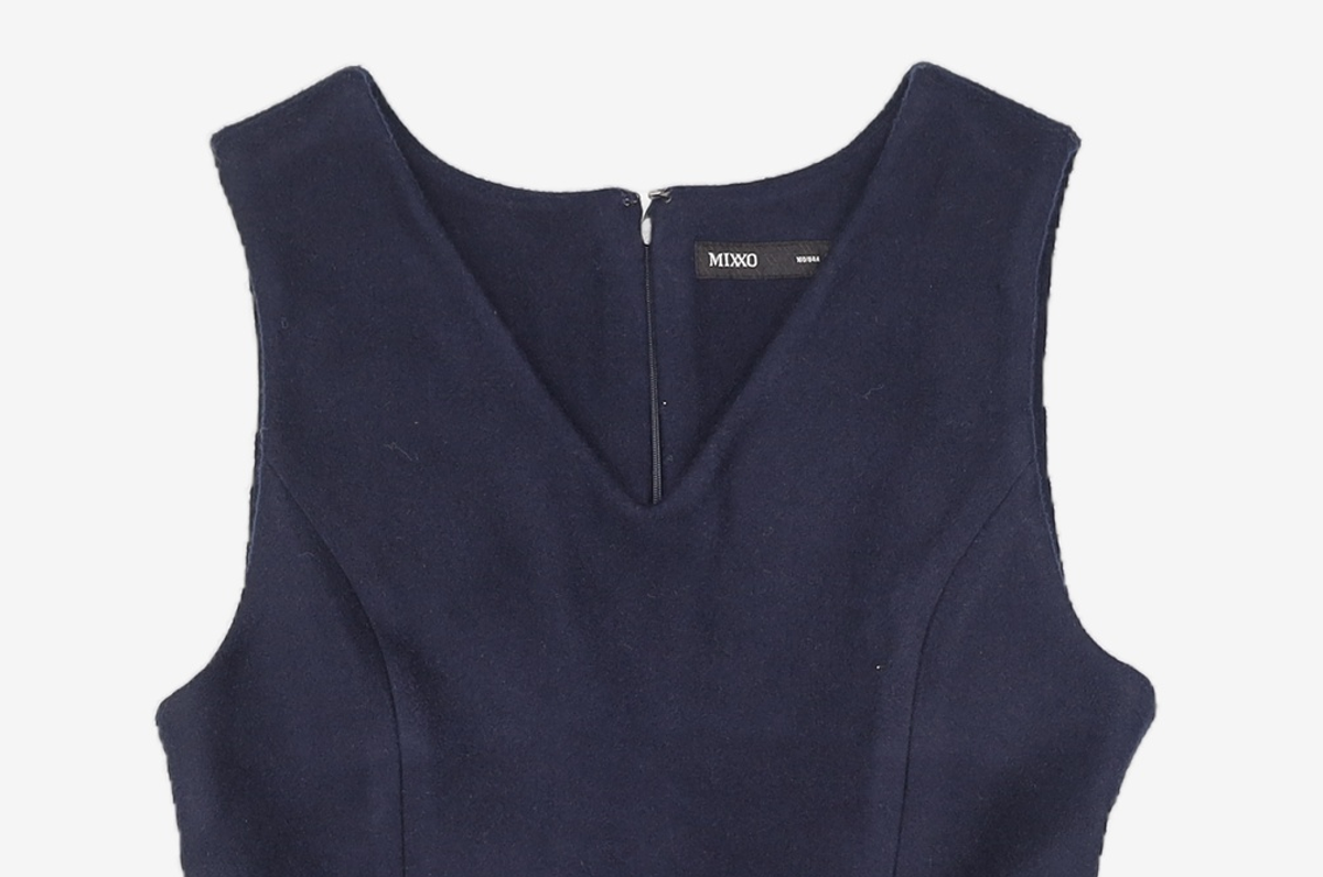 미쏘(MIXXO) 레이어드 모직 원피스 MIWOW9101A S