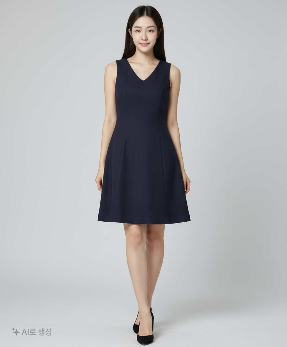 미쏘(MIXXO) 레이어드 모직 원피스 MIWOW9101A S