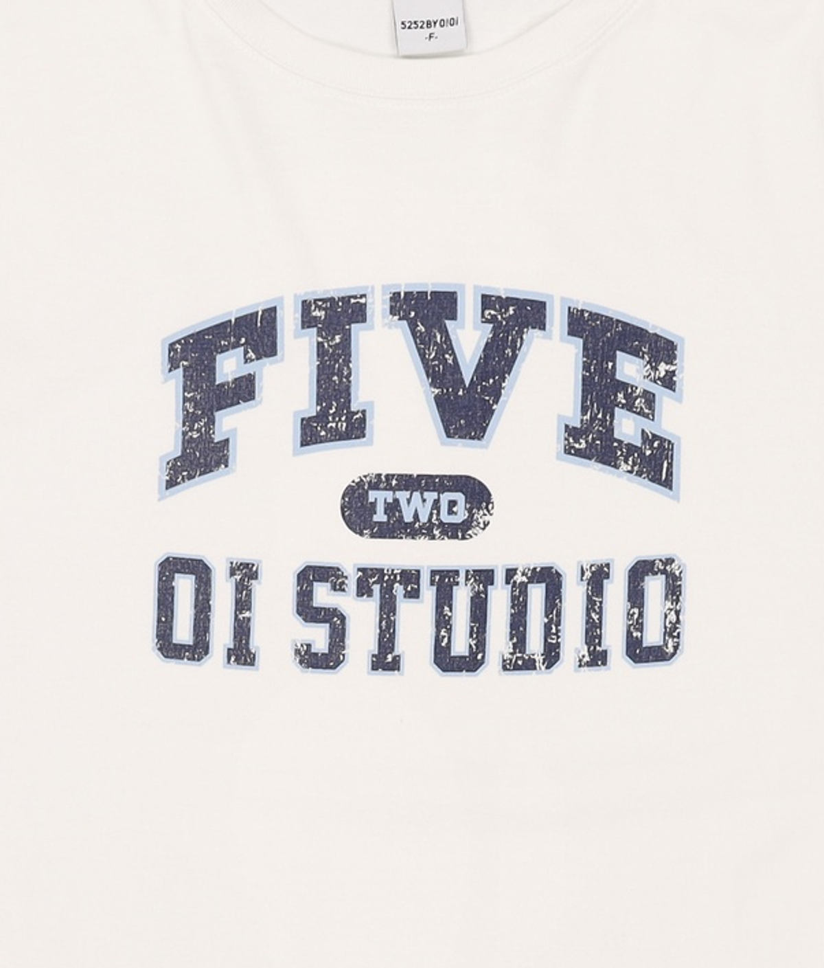 오아이오아이 컬렉션(OIOI COLLECTION) FIVETWO ARCH LOGO T-SHIRT [WHITE] F