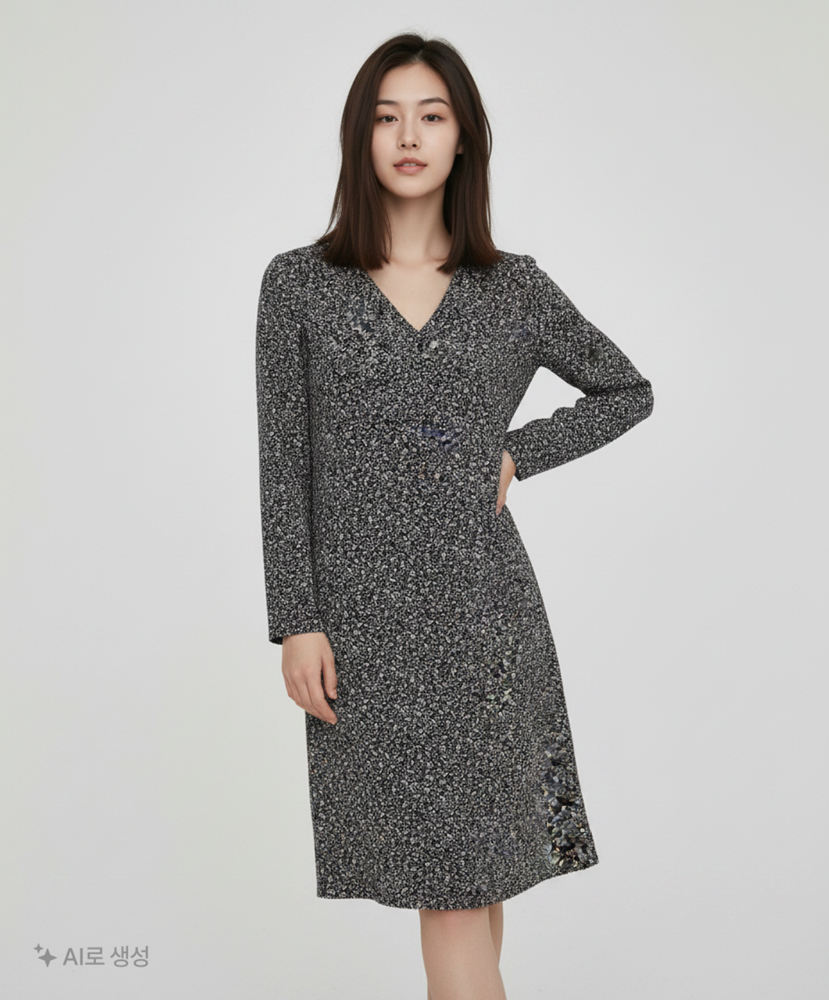 제라드다렐(GERARD DAREL) 미디 원피스 38