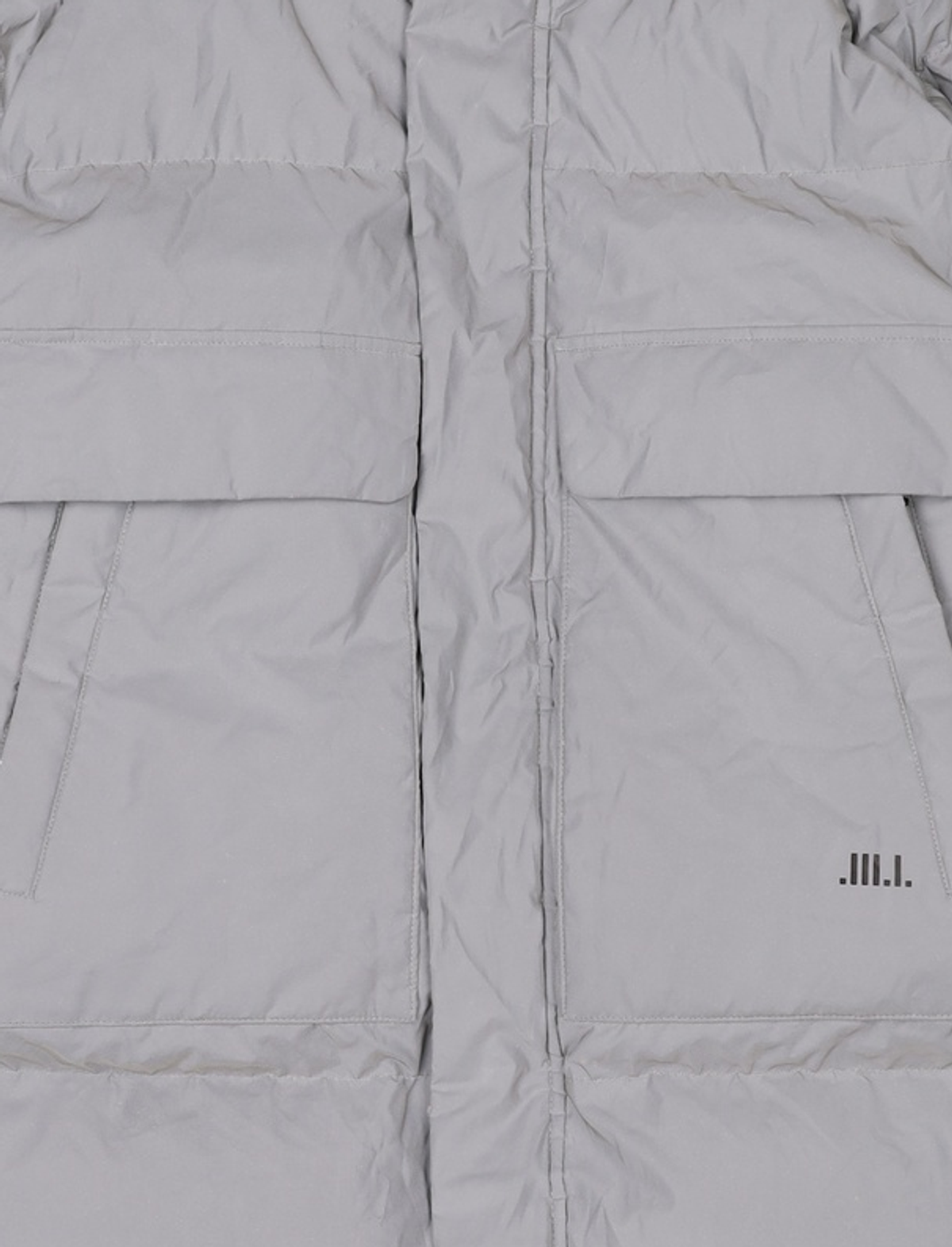질스튜어트 스포츠 뉴욕(JILLSTUART SPORT NEWYORK) [TRE.S] 실버 하이넥 남성 다운패딩 JMJU8D818SV 105
