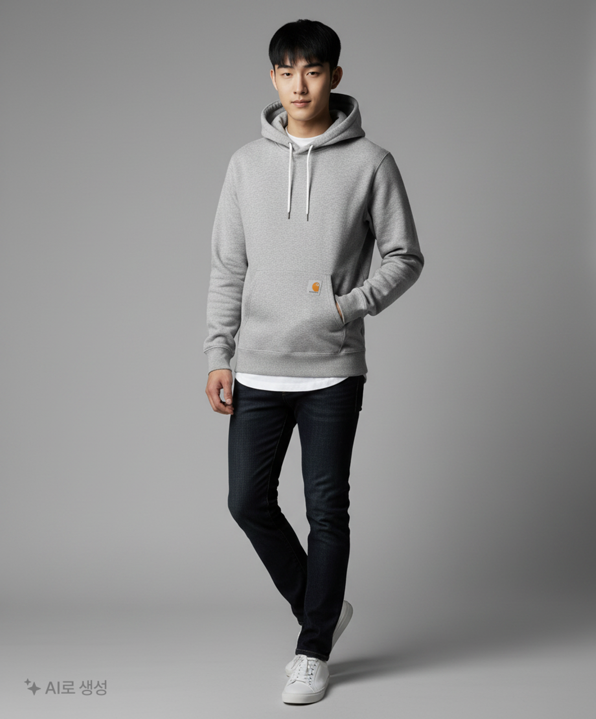 칼하트(CARHARTT) K121 후드티 (그레이) S