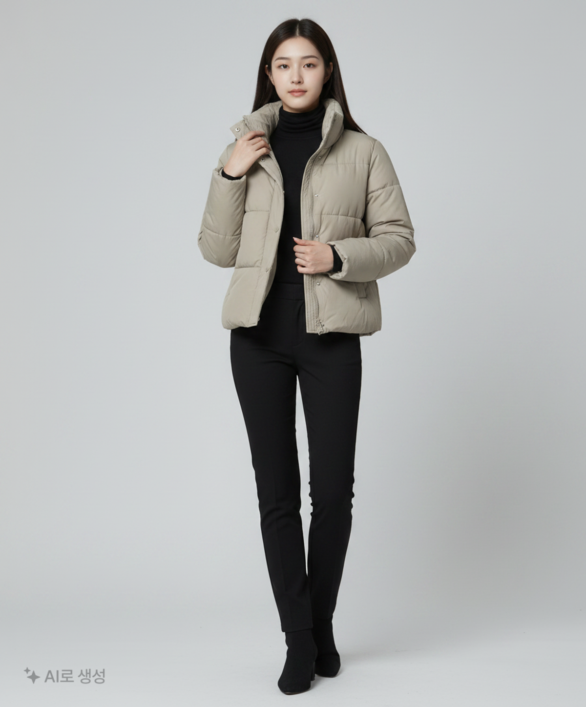 스파오(SPAO) 숏 패딩/숏 헤비 아우터 S