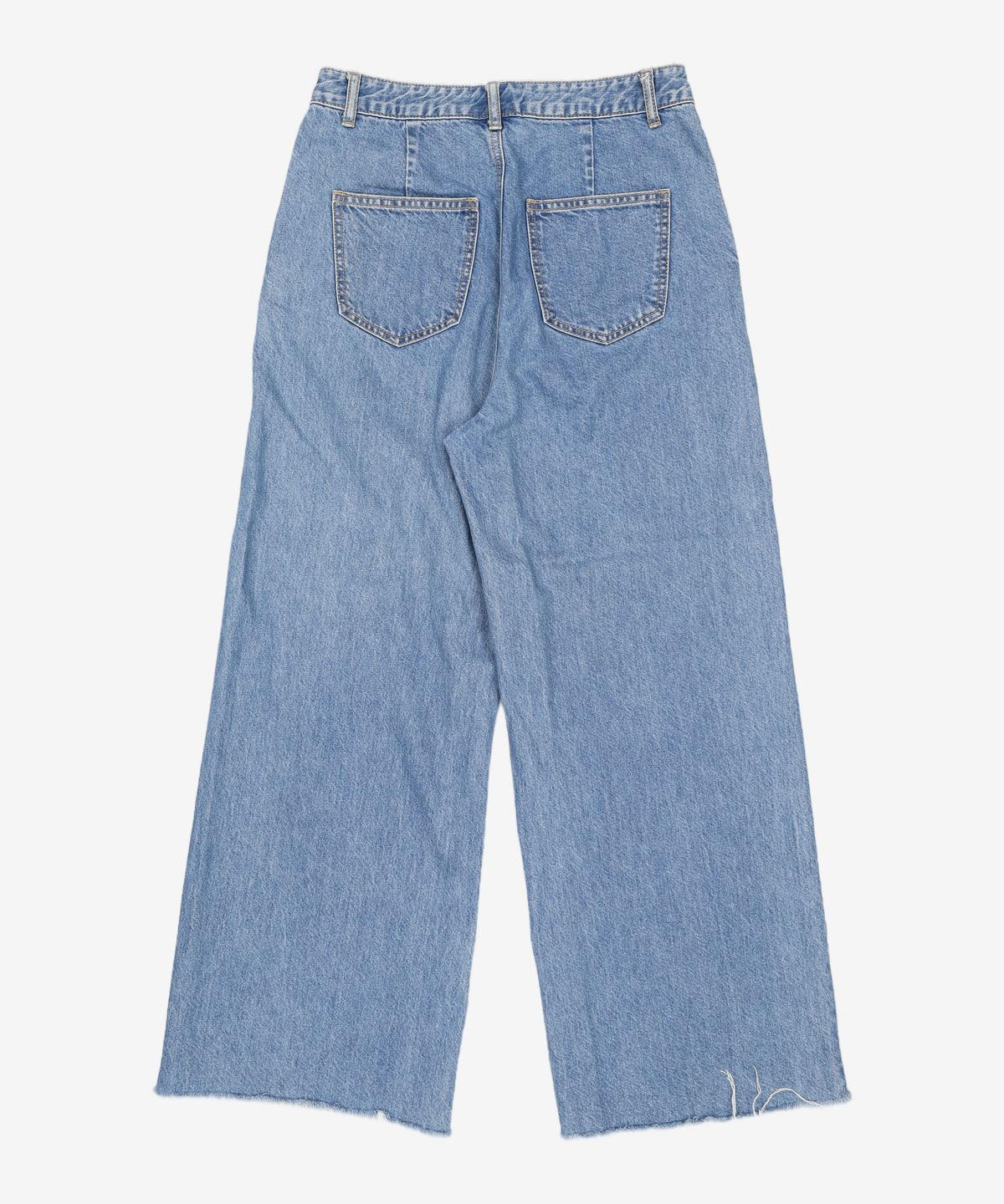 미쏘(MIXXO) 가로포켓 밑단데끼 롱와이드 데님 MIWTJD333J 28