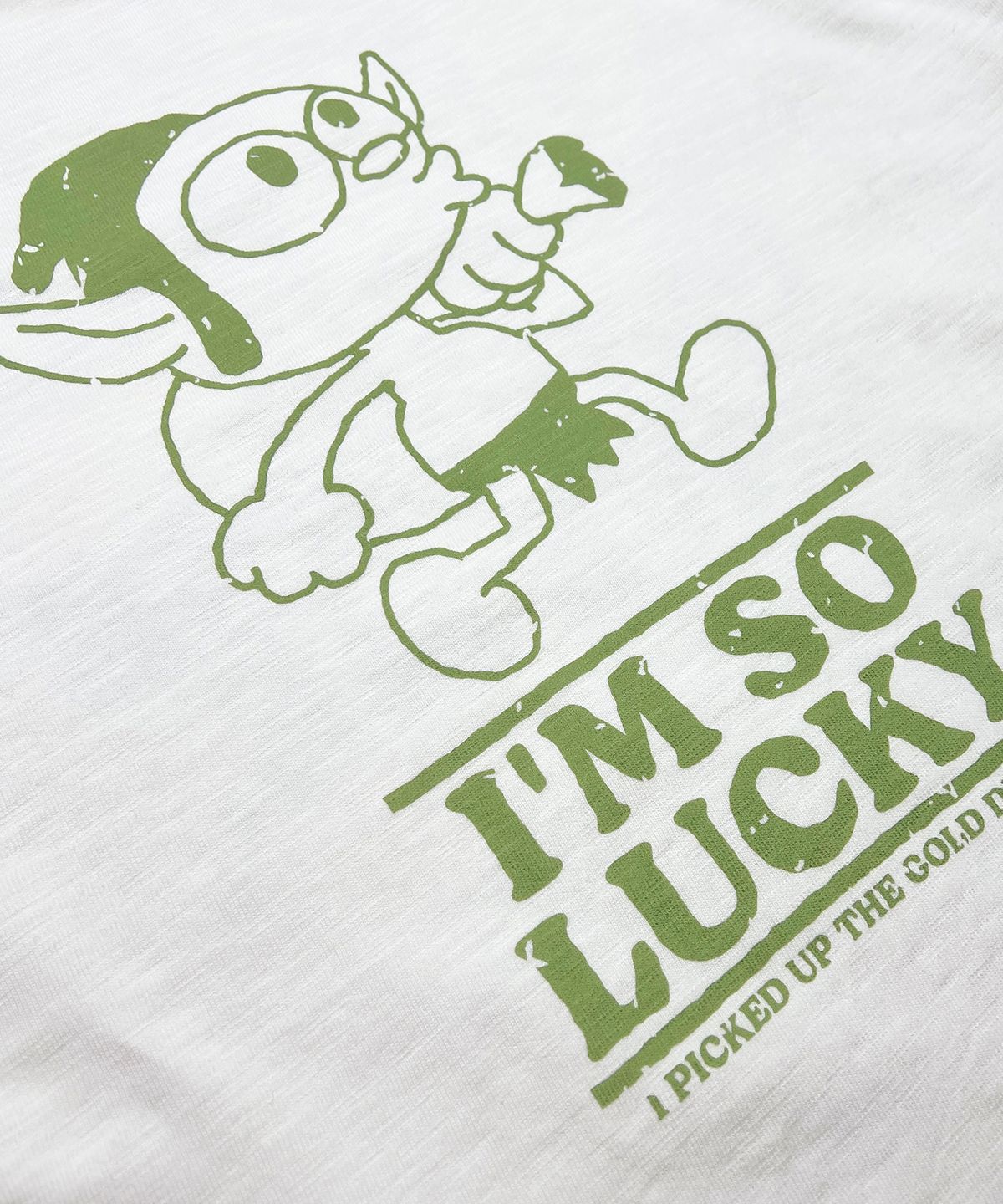 판타지나 어드벤처(PANTASINA ADVENTURE) IM SO LUCKY! T-SHIRT [IVORY]