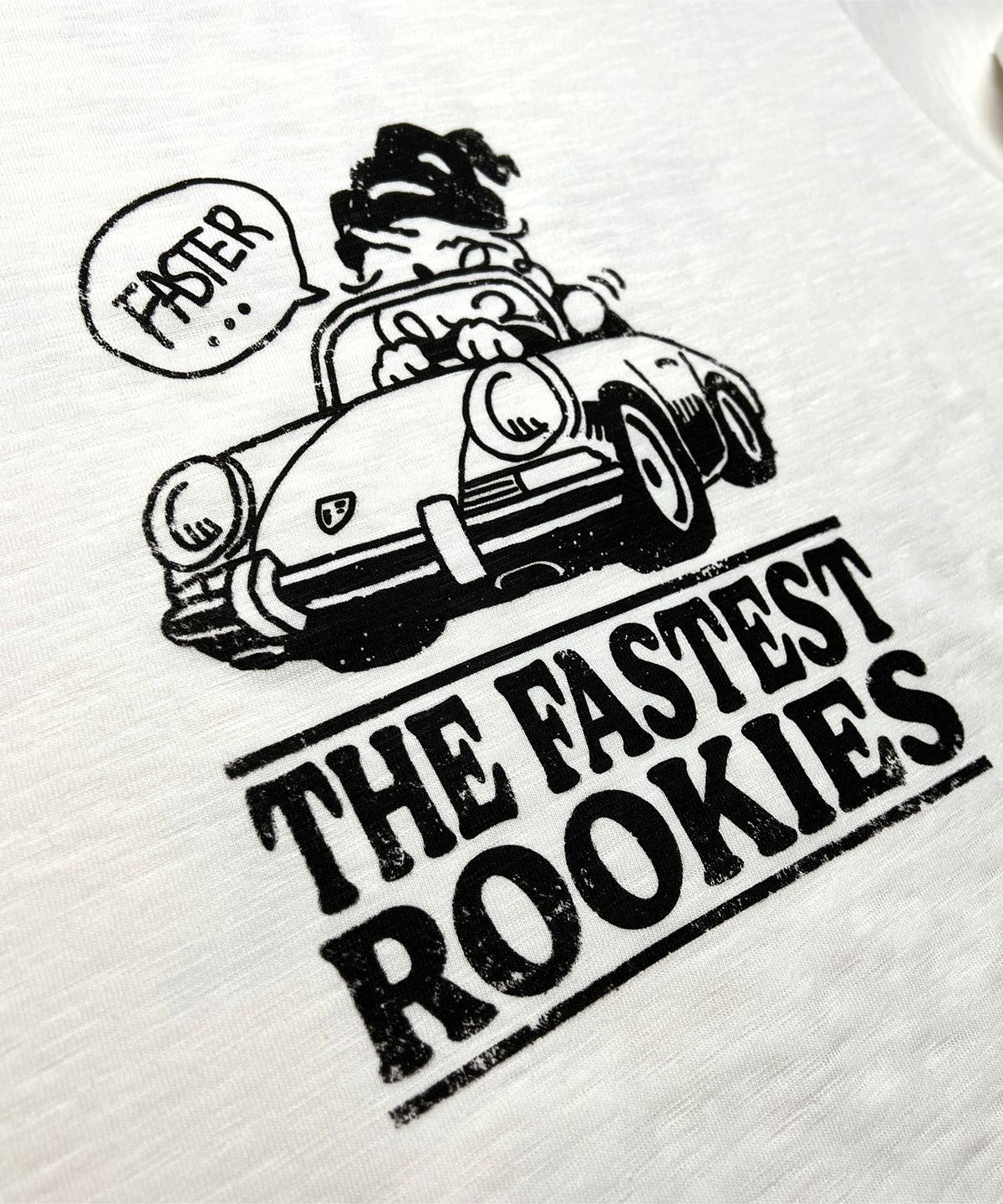 판타지나 어드벤처(PANTASINA ADVENTURE) THE FASTEST ROOKIES T-SHIRT [IVORY]