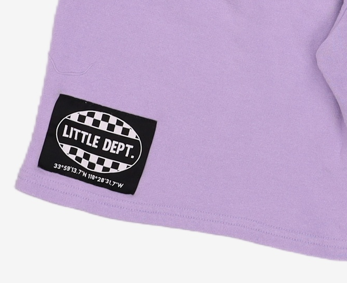리틀뎁(LITTLE DEPT) 스트릿 스웨트 팬츠 Purple L