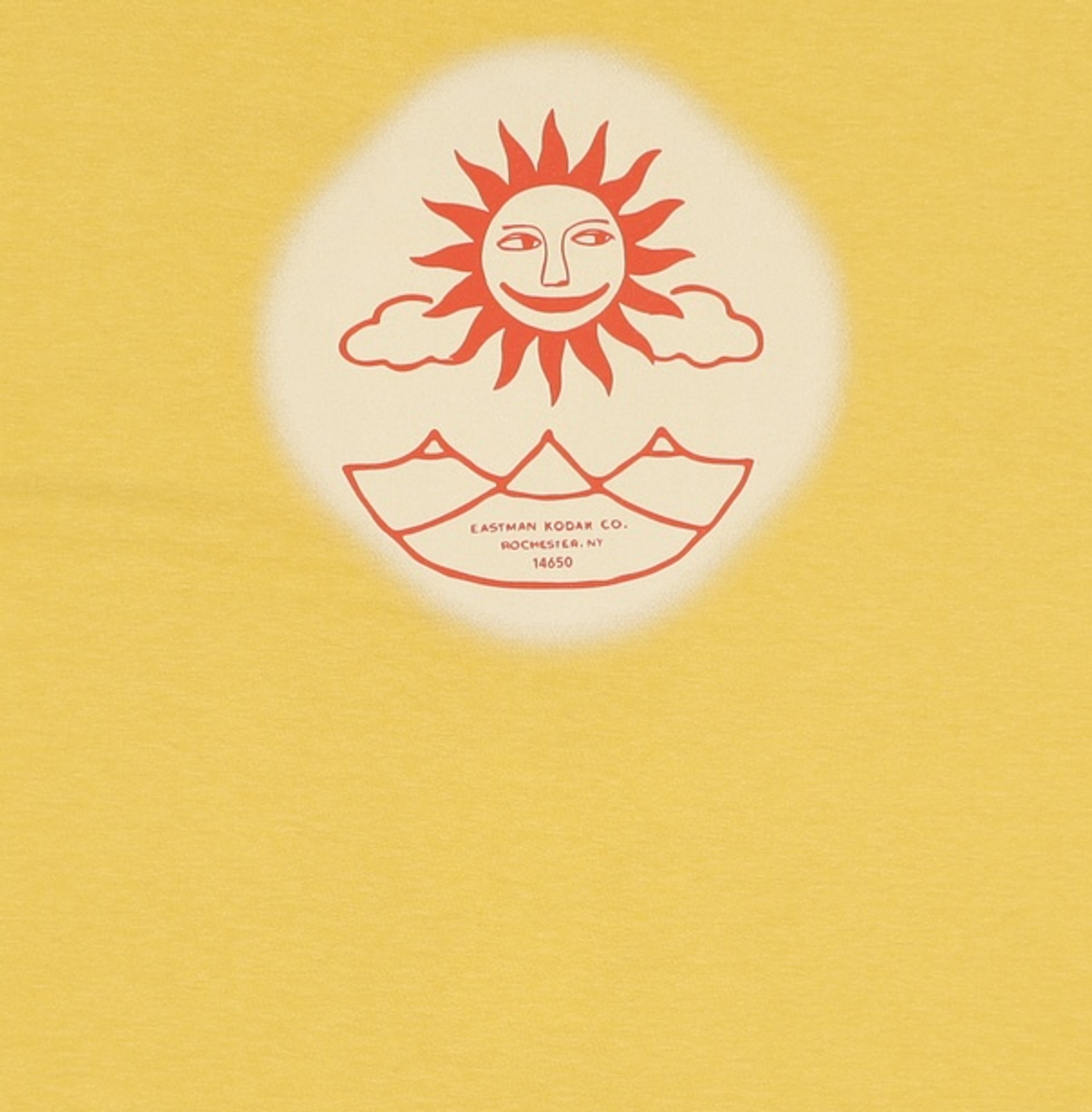 코닥(KODAK) 뷰파인더 반팔티셔츠 YELLOW XL