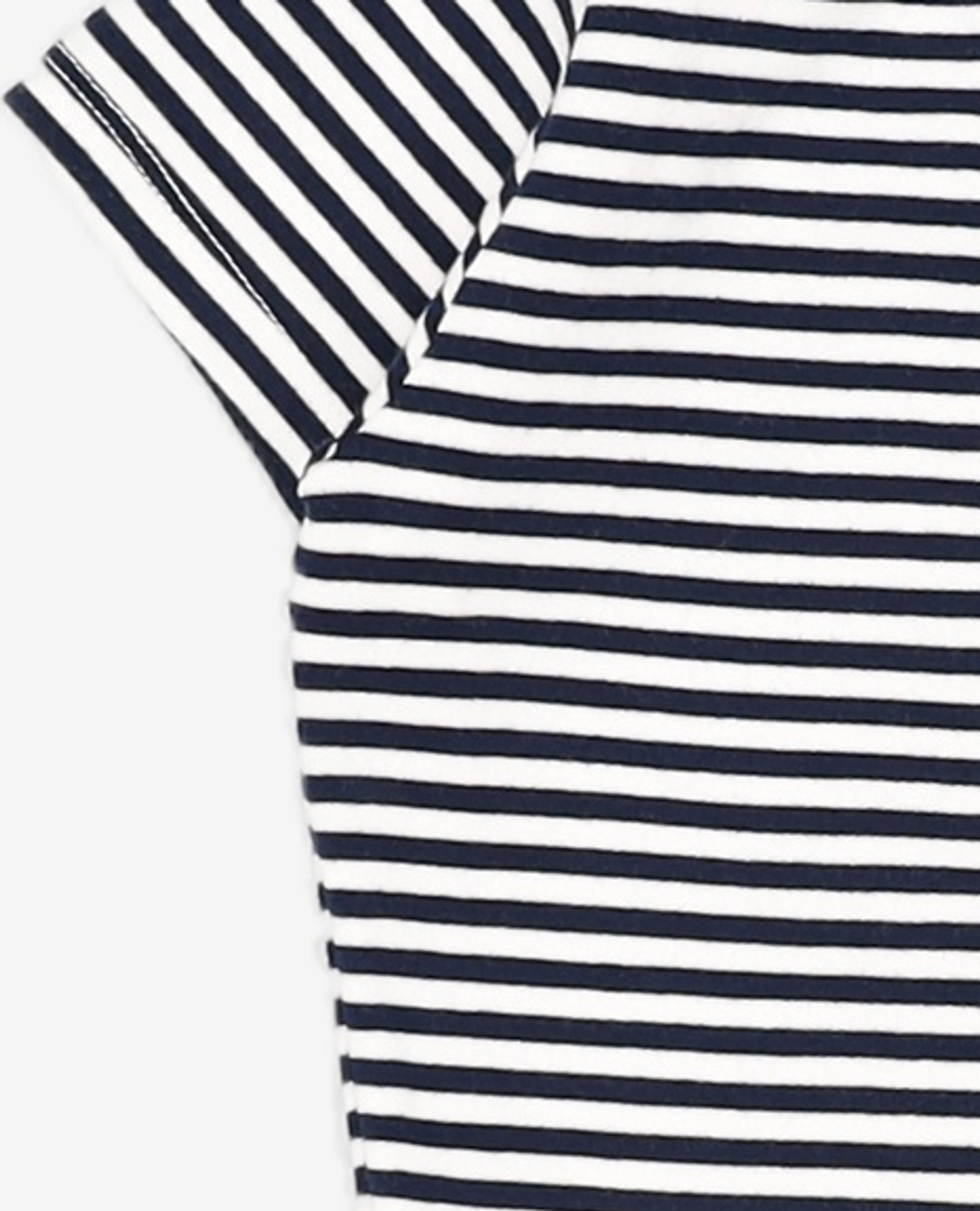 레스트앤레크레이션(REST&RECREATION) STRIPE LIP NECK T-SHIRT - BROWN ONE SIZE