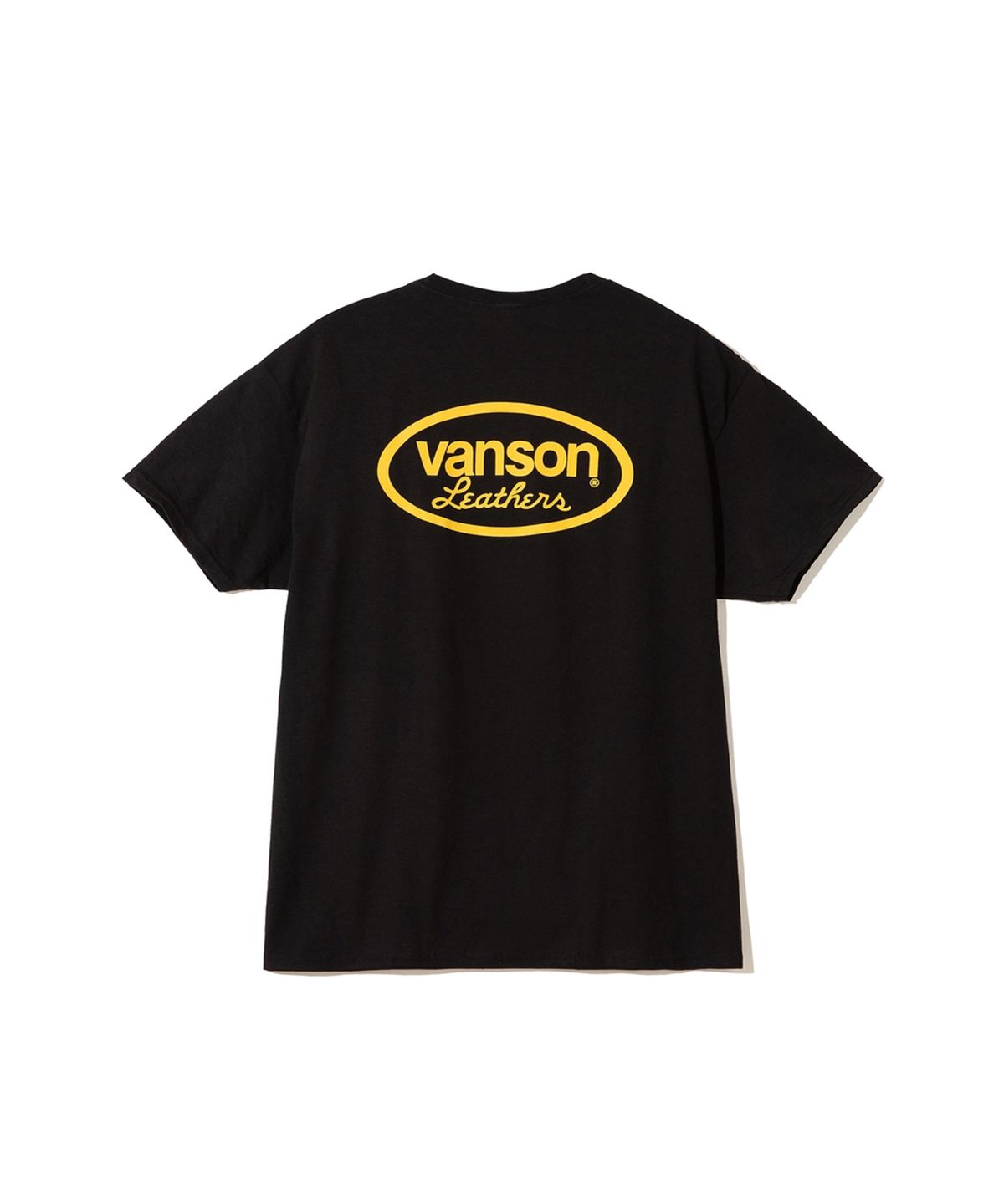 벤슨 레더스(VANSON LEATHERS) 벤슨 레더 컴페티션 오발 티셔츠 / 블랙&옐로우