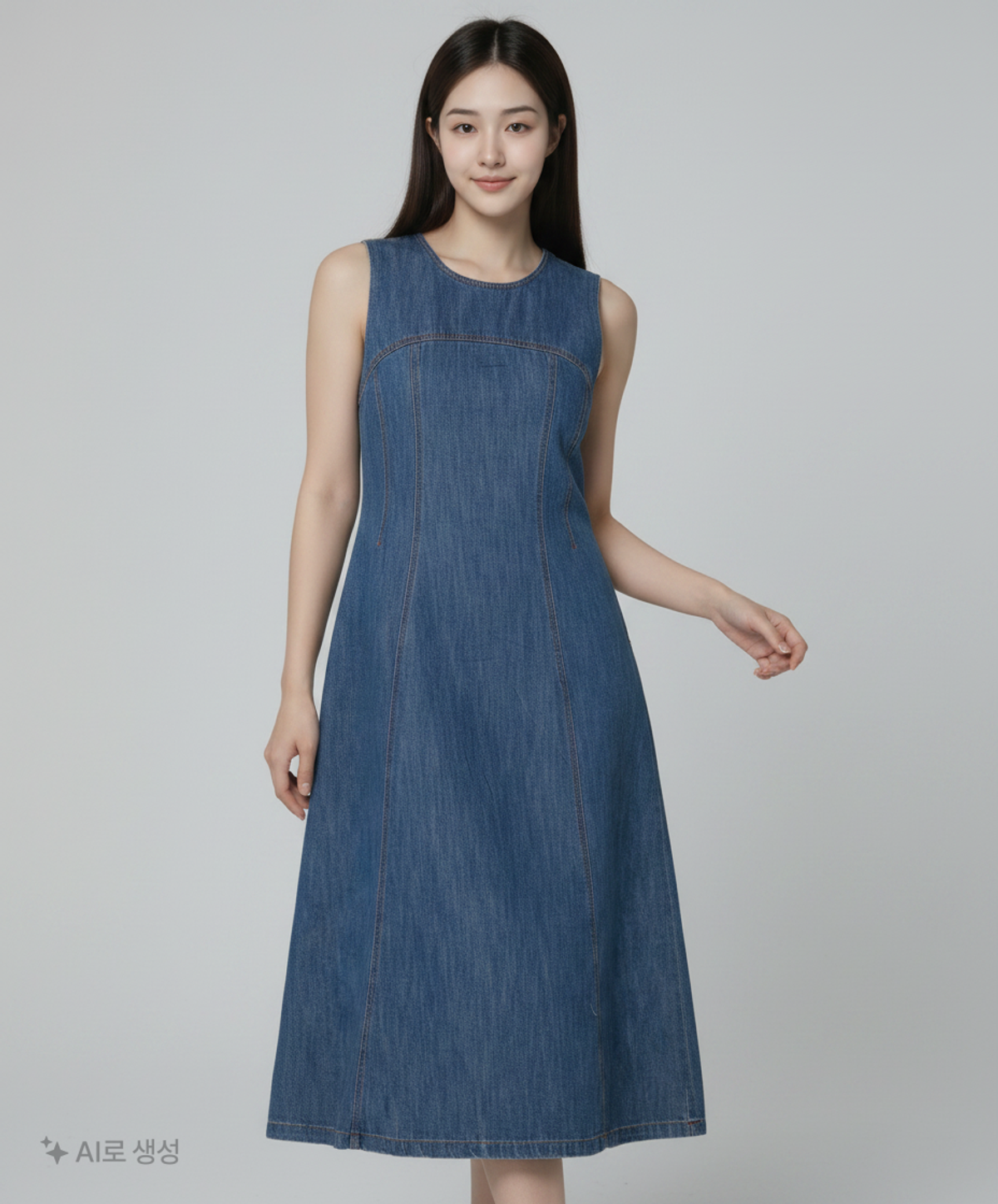 무신사 스탠다드(MUSINSA STANDARD) 맥시 원피스 M