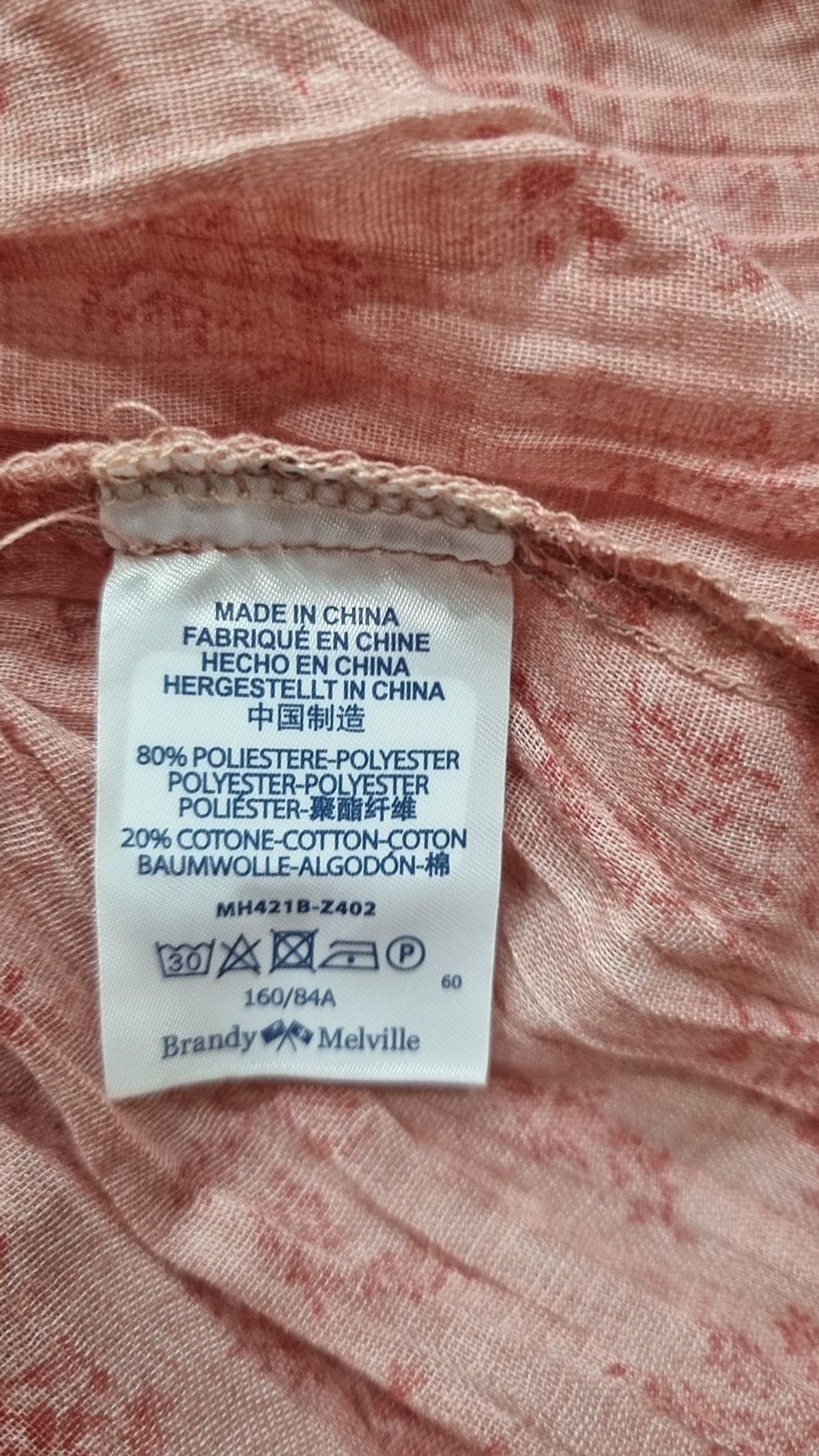 브랜디멜빌(BRANDY MELVILLE) 나시/민소매 티셔츠 160/84A