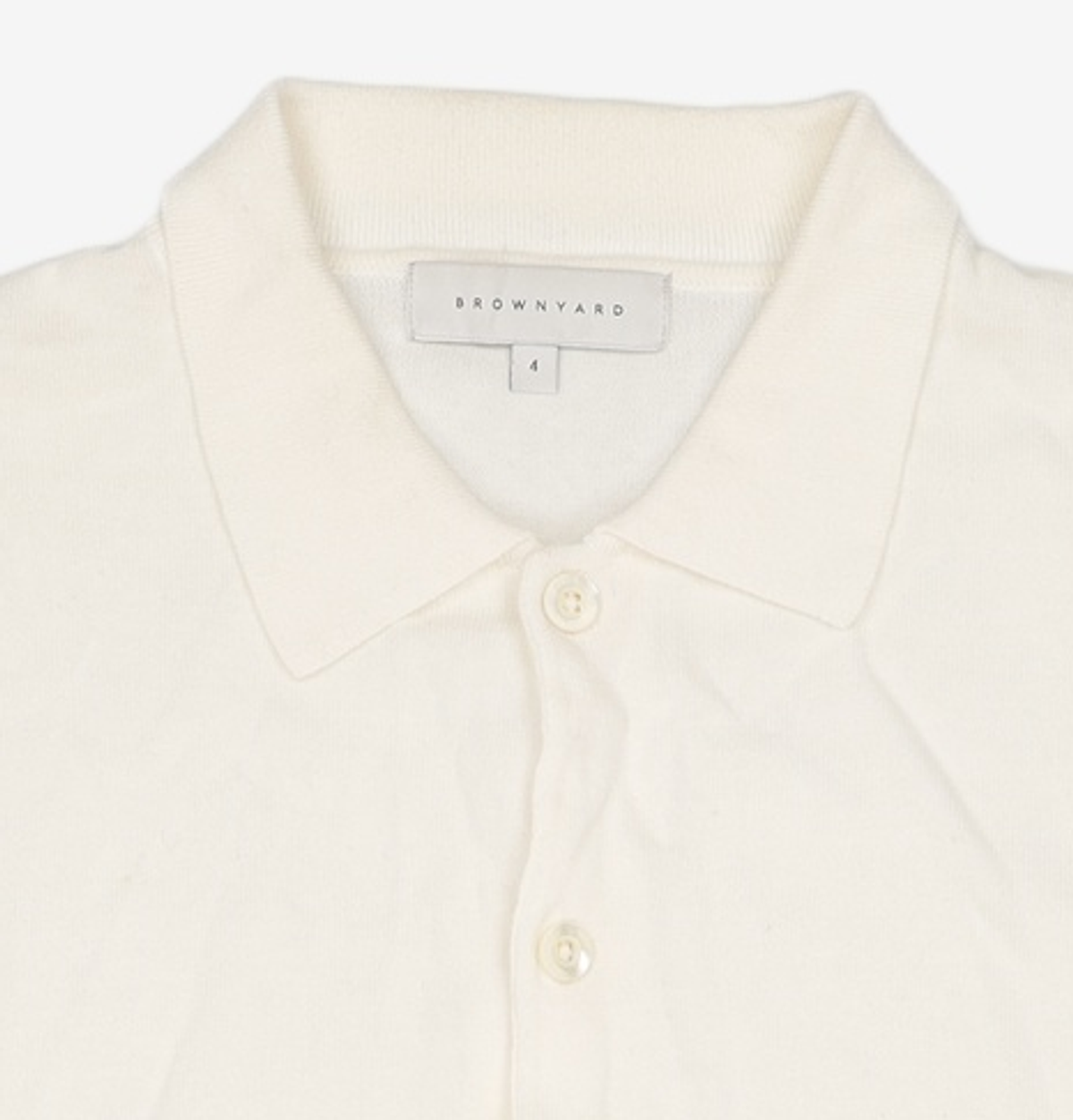 브라운야드(BROWNYARD) 22fw 카라 가디건, 옐로우 4