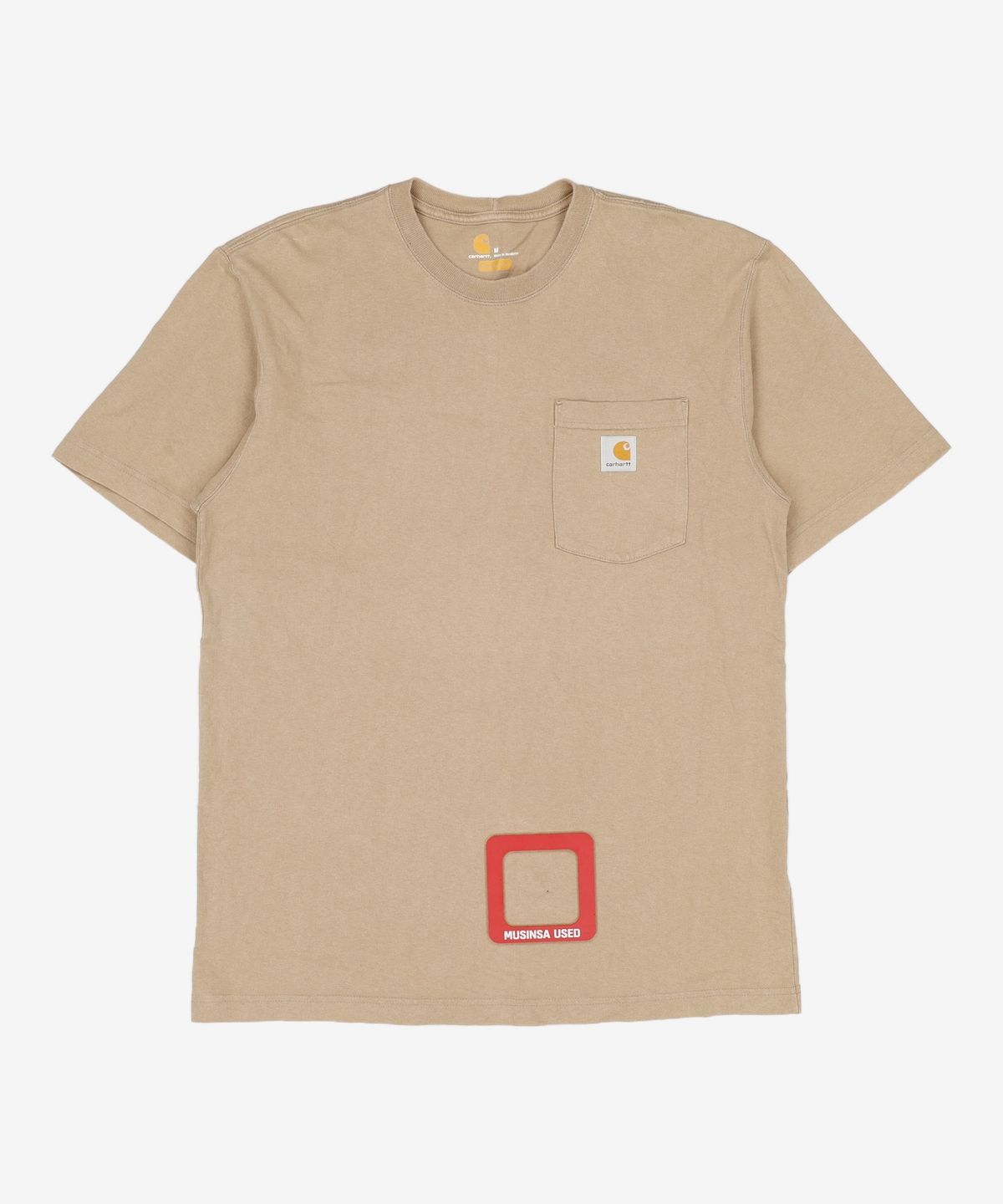 칼하트(CARHARTT) K87 반팔티 (베이지) M