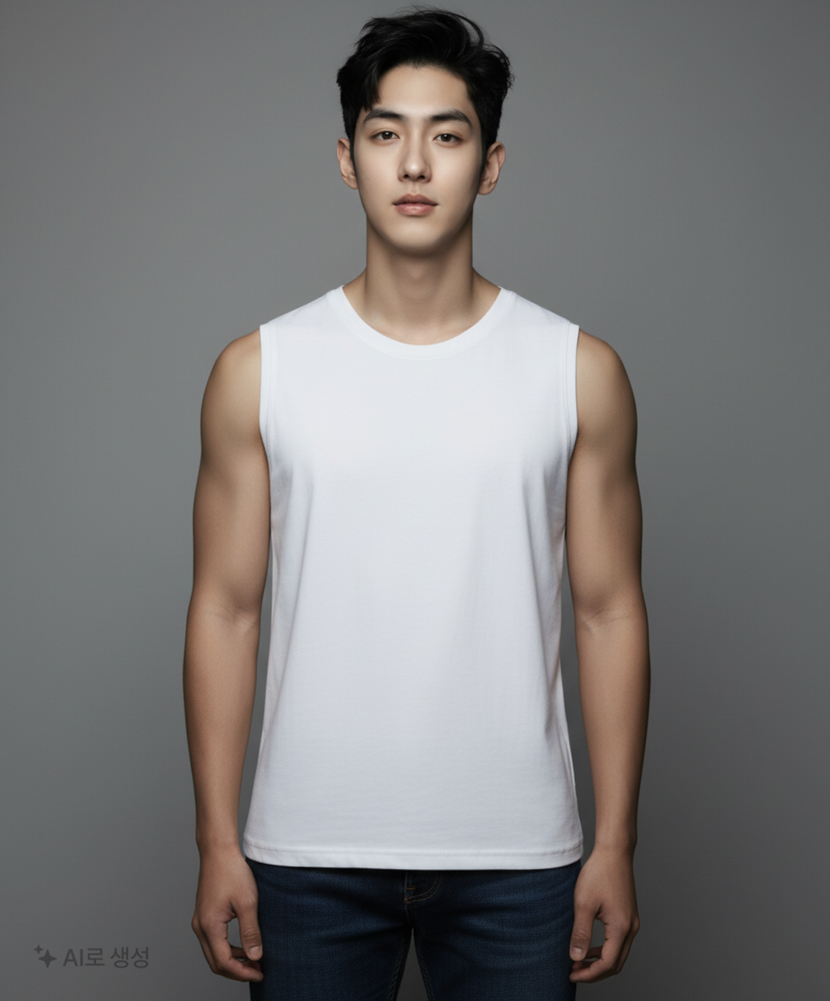 무신사 스탠다드(MUSINSA STANDARD) 레이어드 슬리브리스 탑_긴 기장 2팩 [화이트/화이트] XL
